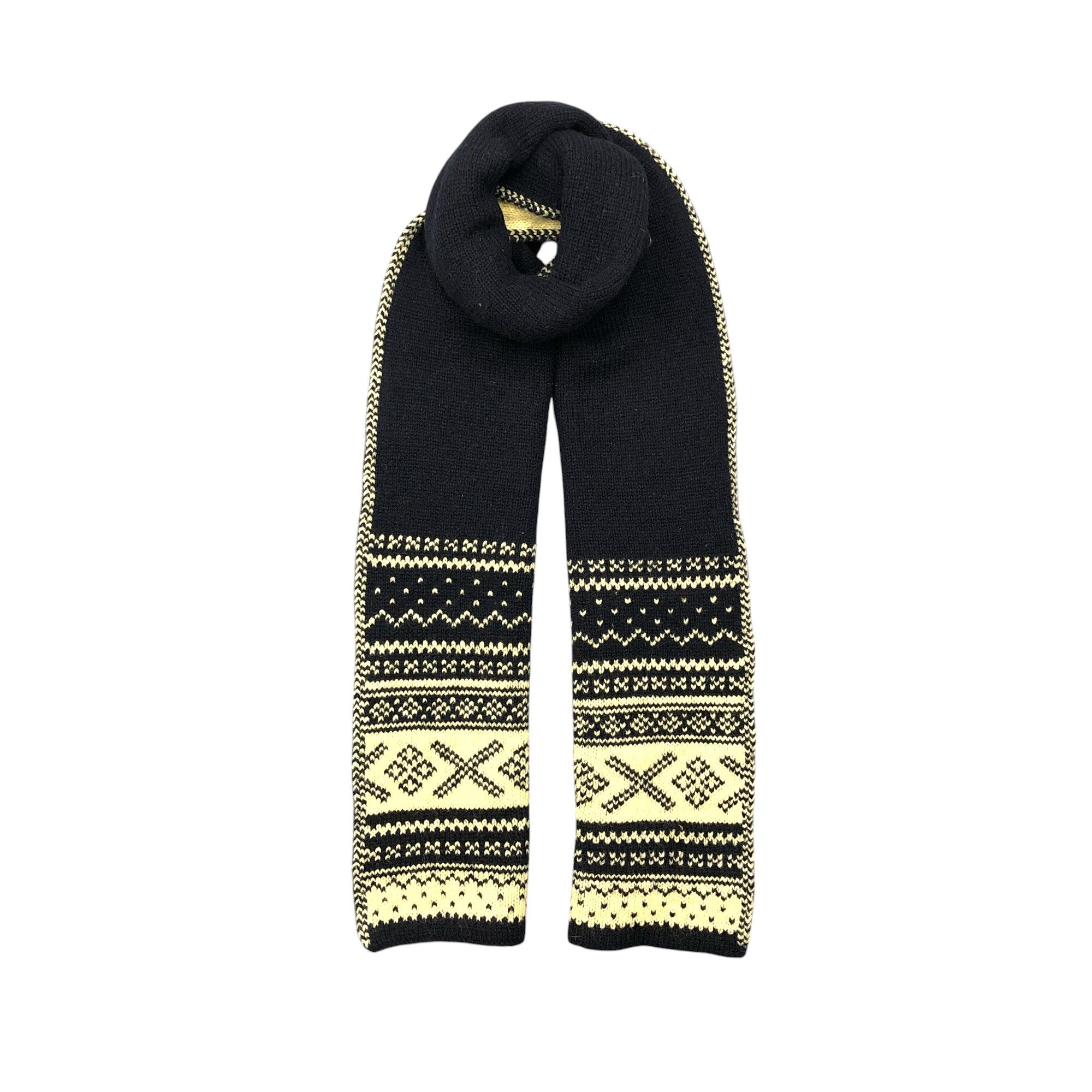 Polo Ralph Lauren Vintage Polo Ralph Lauren Scarf Muffler Wool Knit Winter Size ONE SIZE - 4 Thumbnail