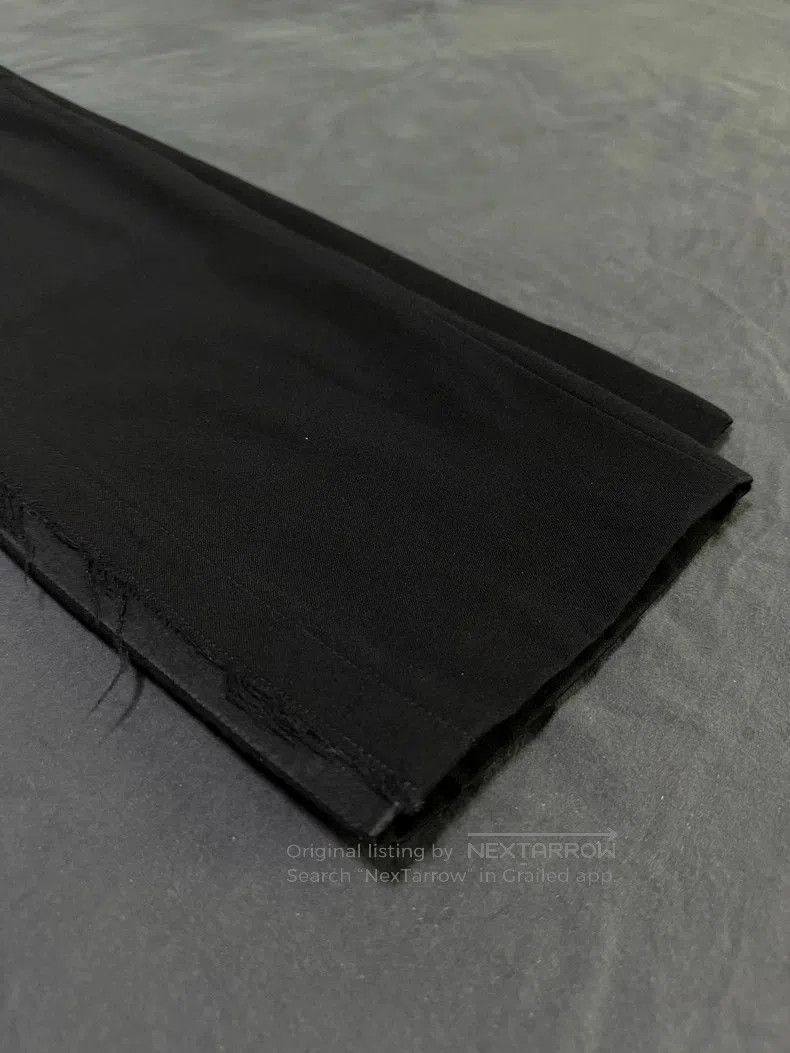 Yohji Yamamoto Yohji Yamamoto Wool Silk Trimmed Dress Pants. Size US 26 / EU 42 - 4 Thumbnail