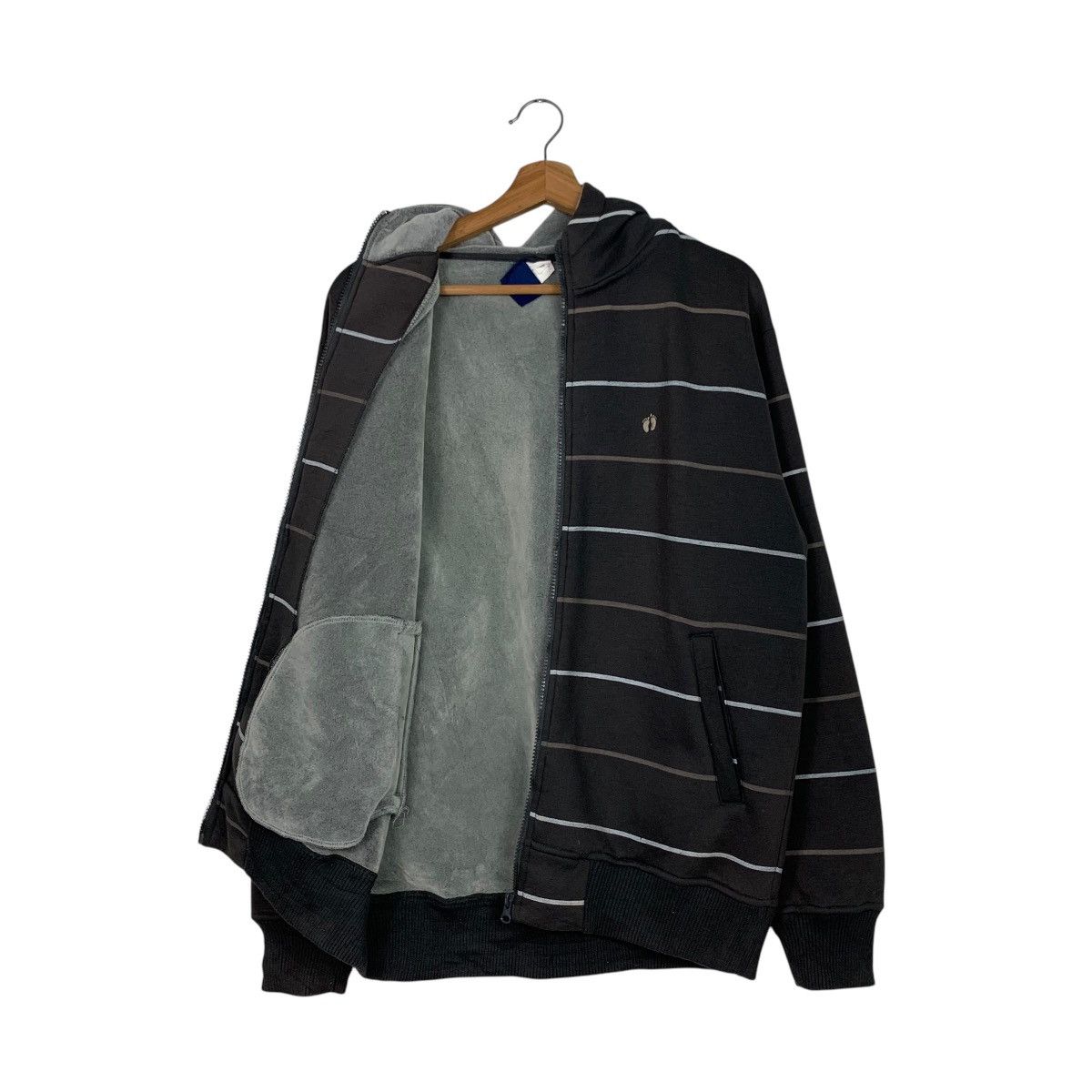Hang Ten HANG TEN Striped Small Logo Pullover Hoodies #1568-C70 Size US M / EU 48-50 / 2 - 8 Thumbnail