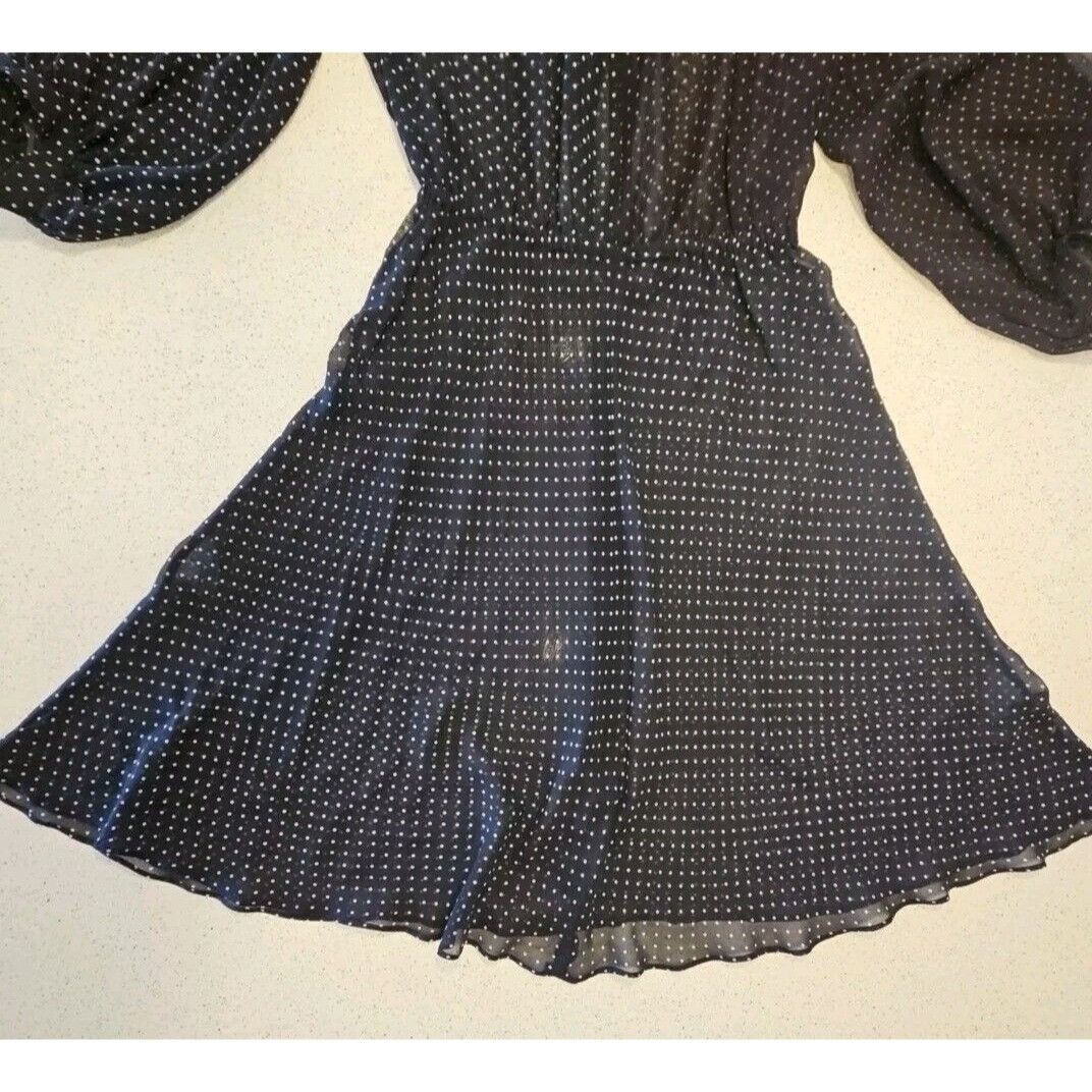 Akris Akris Mulberry Silk Dress Womens Small Sheer Black Two Tone Size S / US 4 / IT 40 - 9 Thumbnail