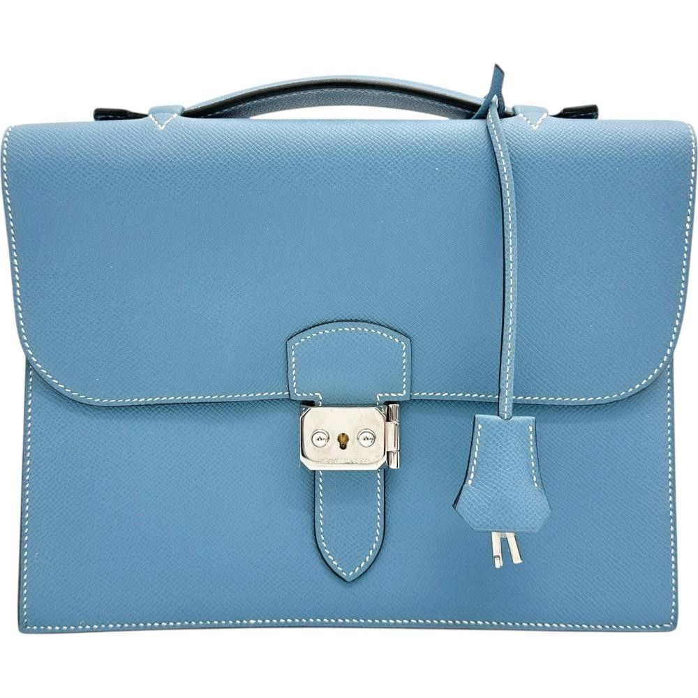 Hermes Hermes Sac a Depeches27 Epsom Leather Handbag Leather Handbag Stamp L (2008) DUTY FREE for USA