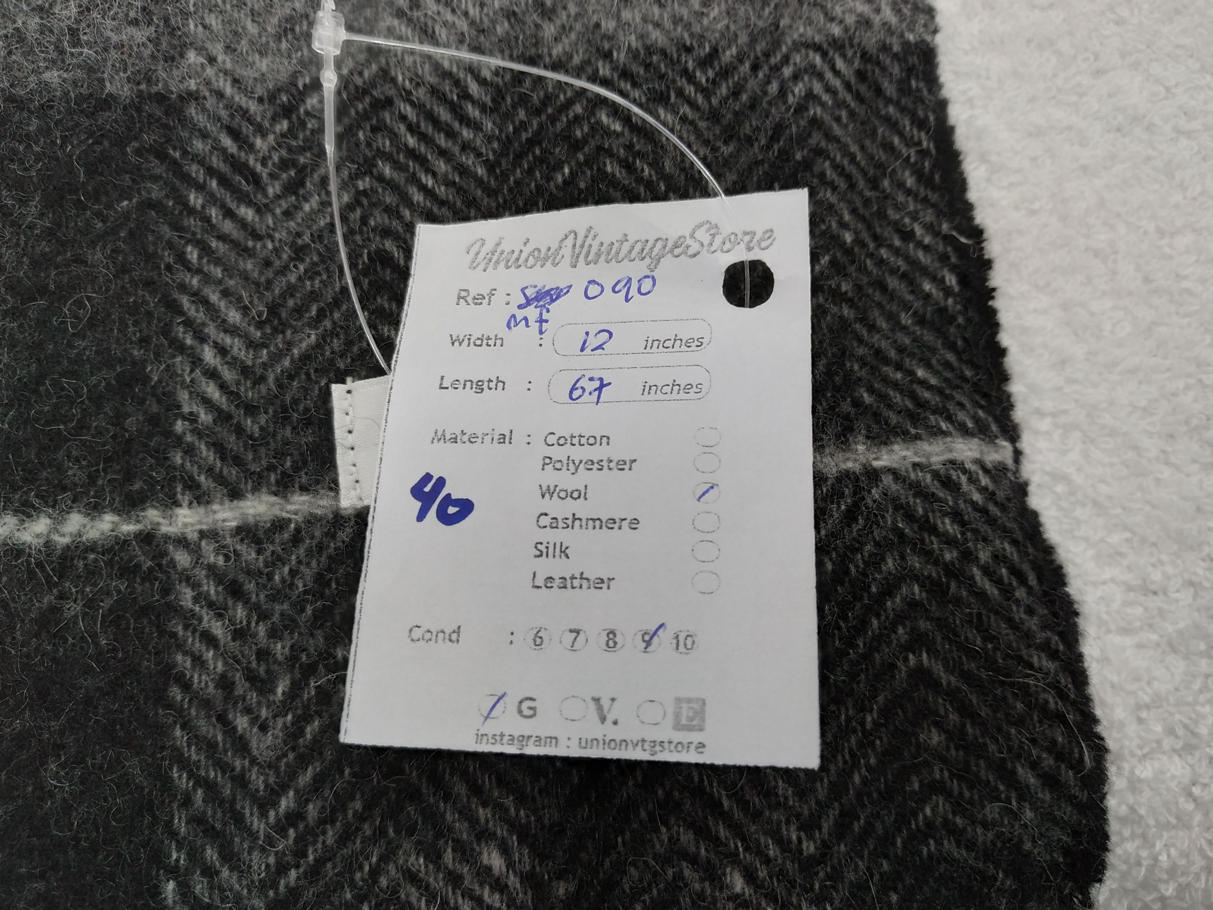 Takeo Kikuchi Vintage Takeo Kikuchi Wool Scarf/Muffler/Neckwear MF090 Size ONE SIZE - 5 Thumbnail
