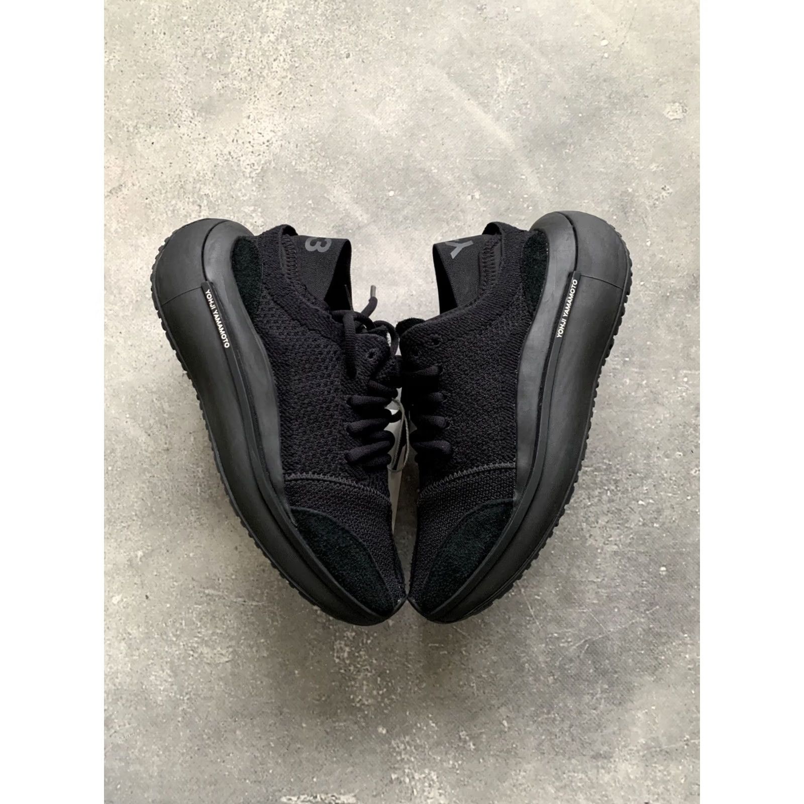 Adidas ADIDAS x YOHJI YAMAMOTO Y-3 QISAN KNIT SNEAKER Size US 5 1/2, UK 5, EU 38, 235 mm, Black, Men, Sneaker Size US 5 / EU 37 - 2 Thumbnail