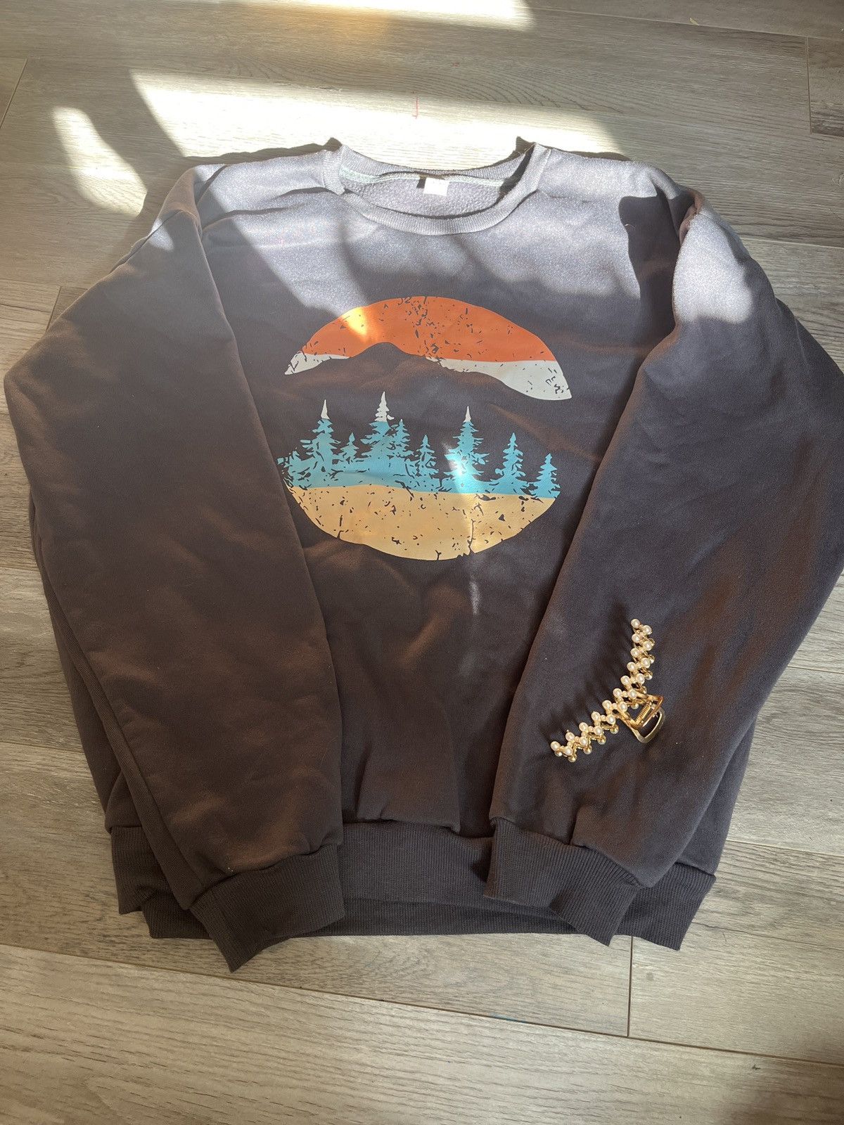 Shein Grey hoodie Size XL / US 12-14 / IT 48-50 - 1 Thumbnail