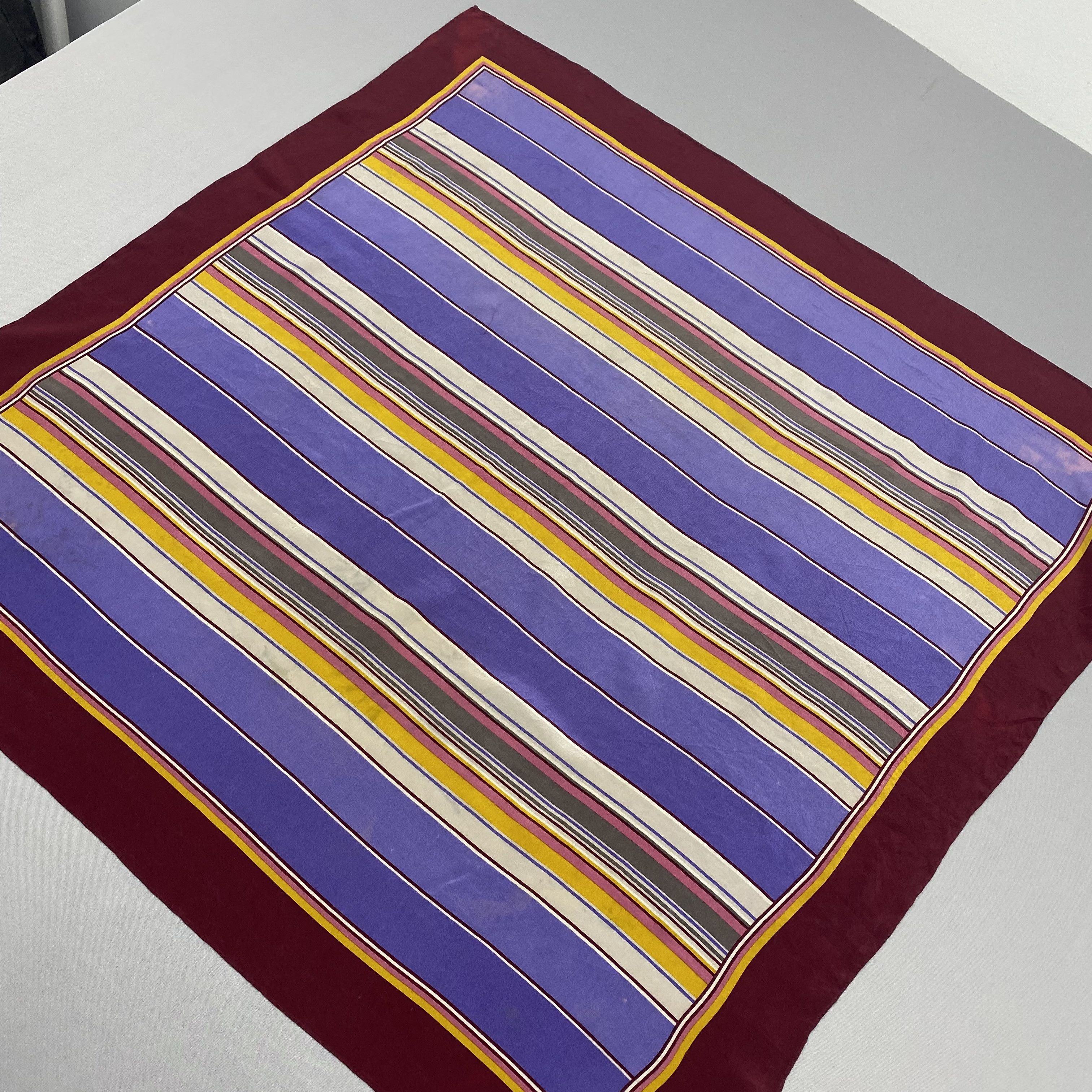 Japanese Brand Vintage Elle SILK Scarf Twill Stole Wraps Scarves Size ONE SIZE - 4 Thumbnail
