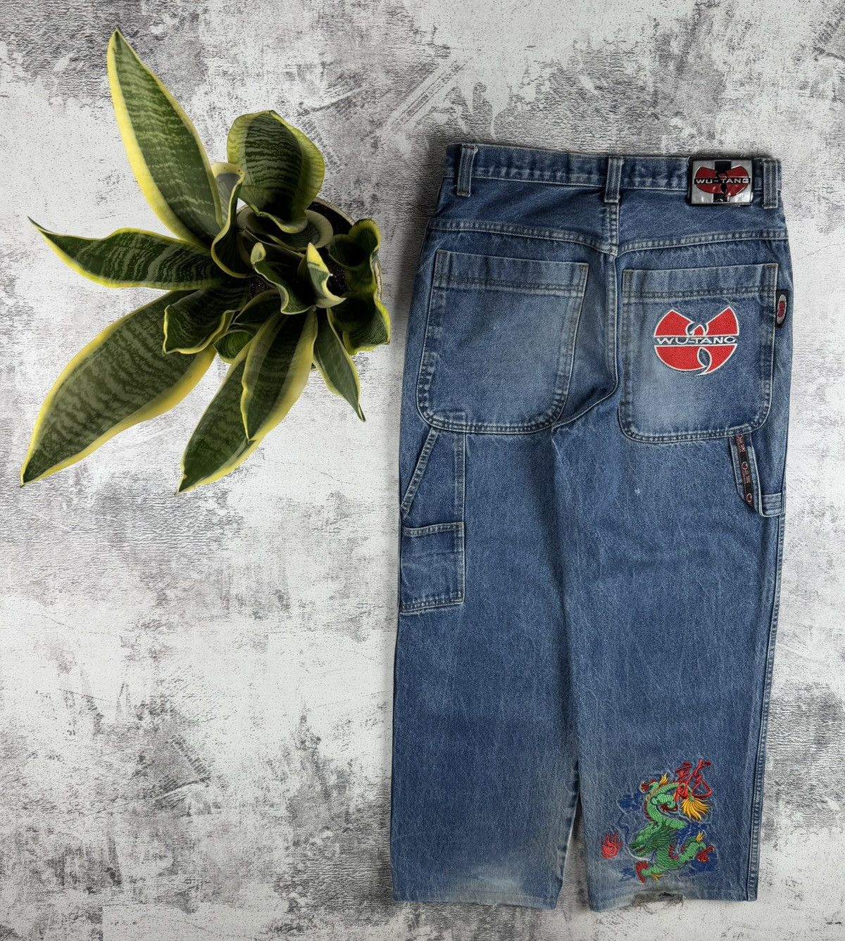Wu-Tang Clan WU-TANG VINTAGE DENIM RAP HIP HOP BAGGY SKATE JEANS PANTS Size US 34 / EU 50 - 1 Thumbnail