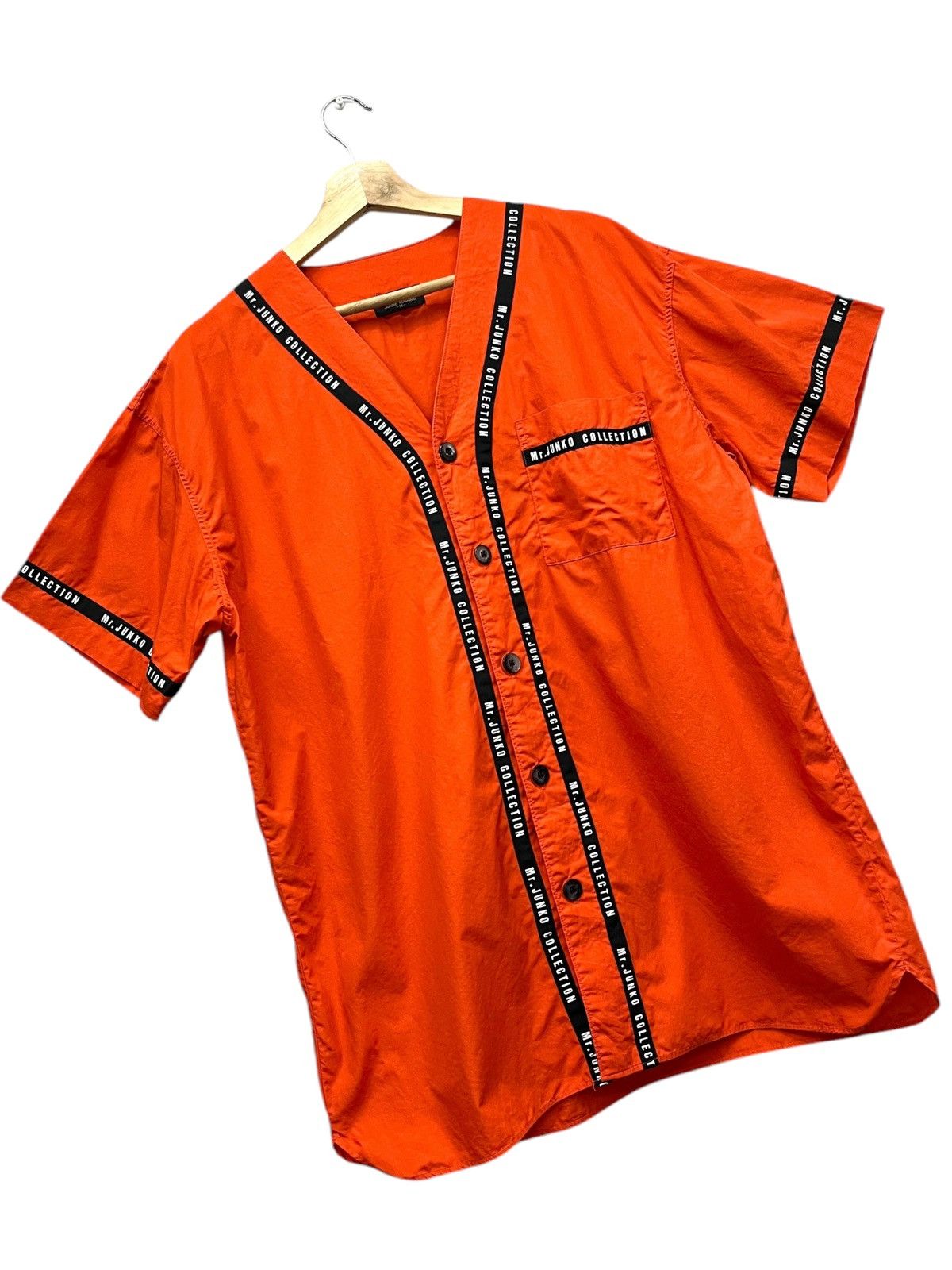 MLB FYE🔥Vintage MR.JUNKO MLB Design Orange Prisoner Pajamas Set Size US M / EU 48-50 / 2 - 5 Thumbnail