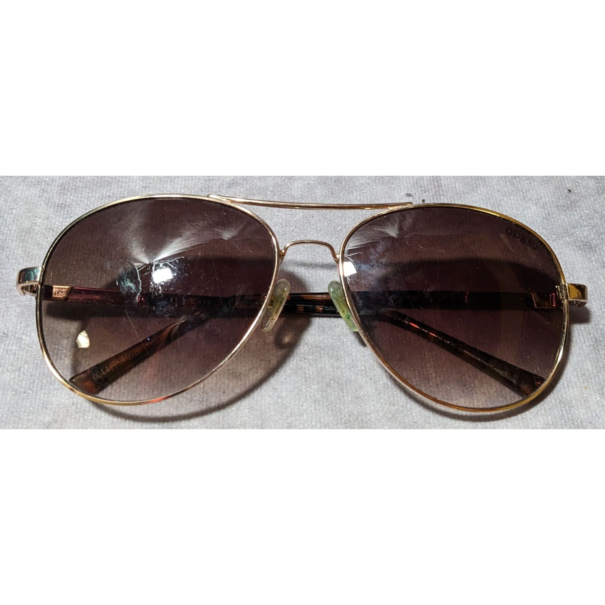 Guess Guess GF0295 Gold Tortoise Aviator Sunglasses Size ONE SIZE - 4 Thumbnail