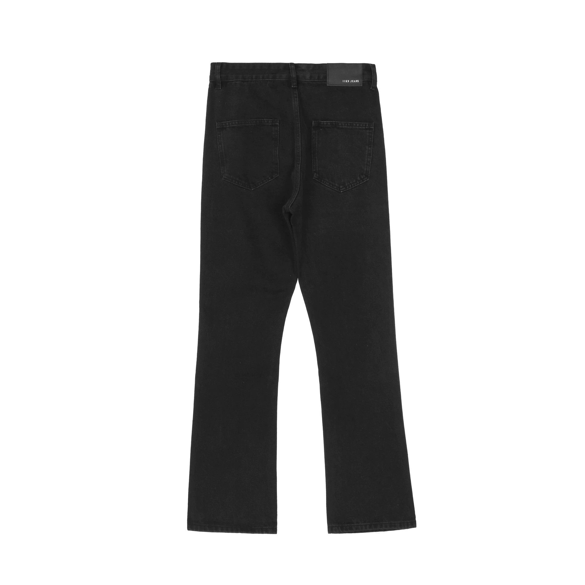 Japanese Brand × Vintage American slim straight casual black flared jeans Size US 32 / EU 48 - 2 Thumbnail