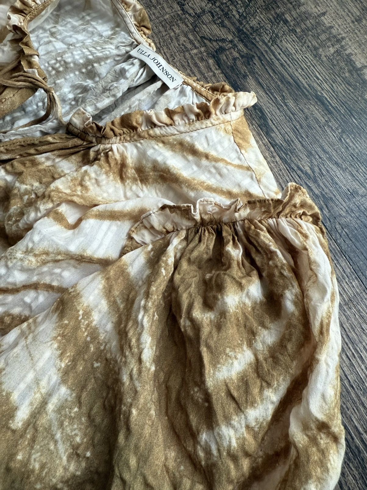 Ulla Johnson Ulla Johnson Brown Blouse 10 Size L / US 10 / IT 46 - 7 Thumbnail