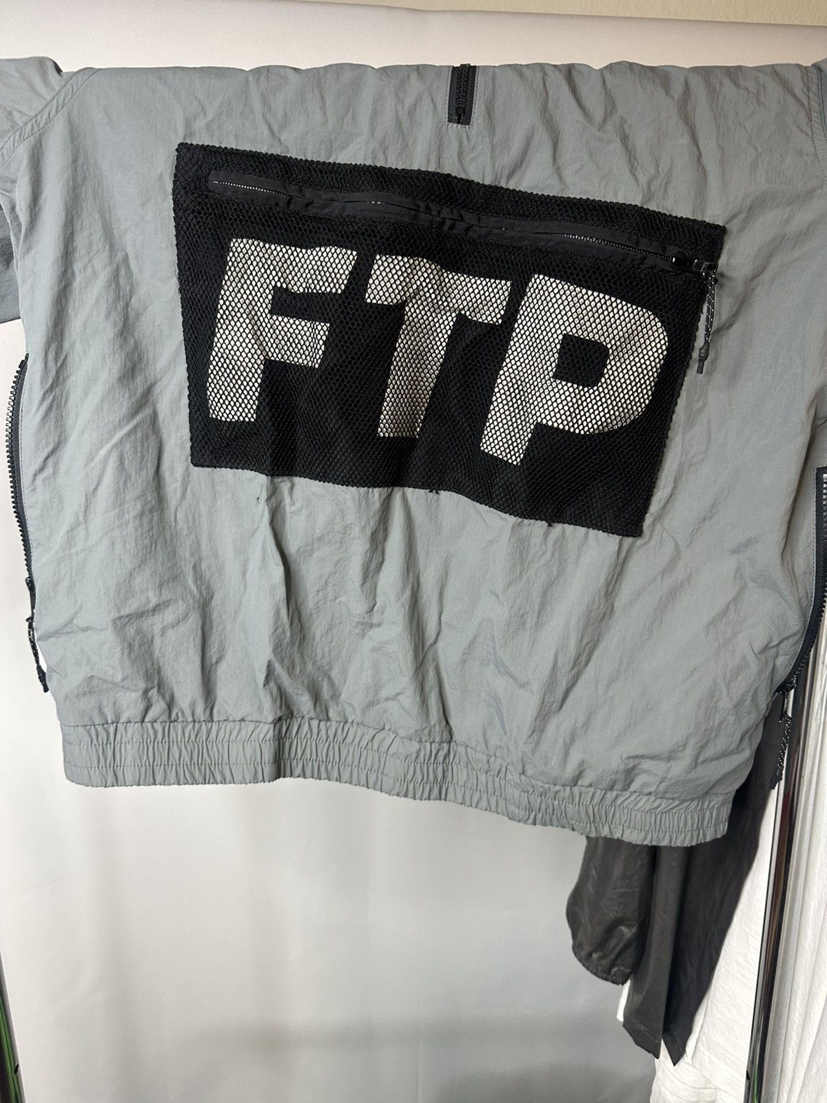 Fuck The Population FTP Mesh Pocket Half Zip Size Large - Grey Size US L / EU 52-54 / 3 - 2 Thumbnail
