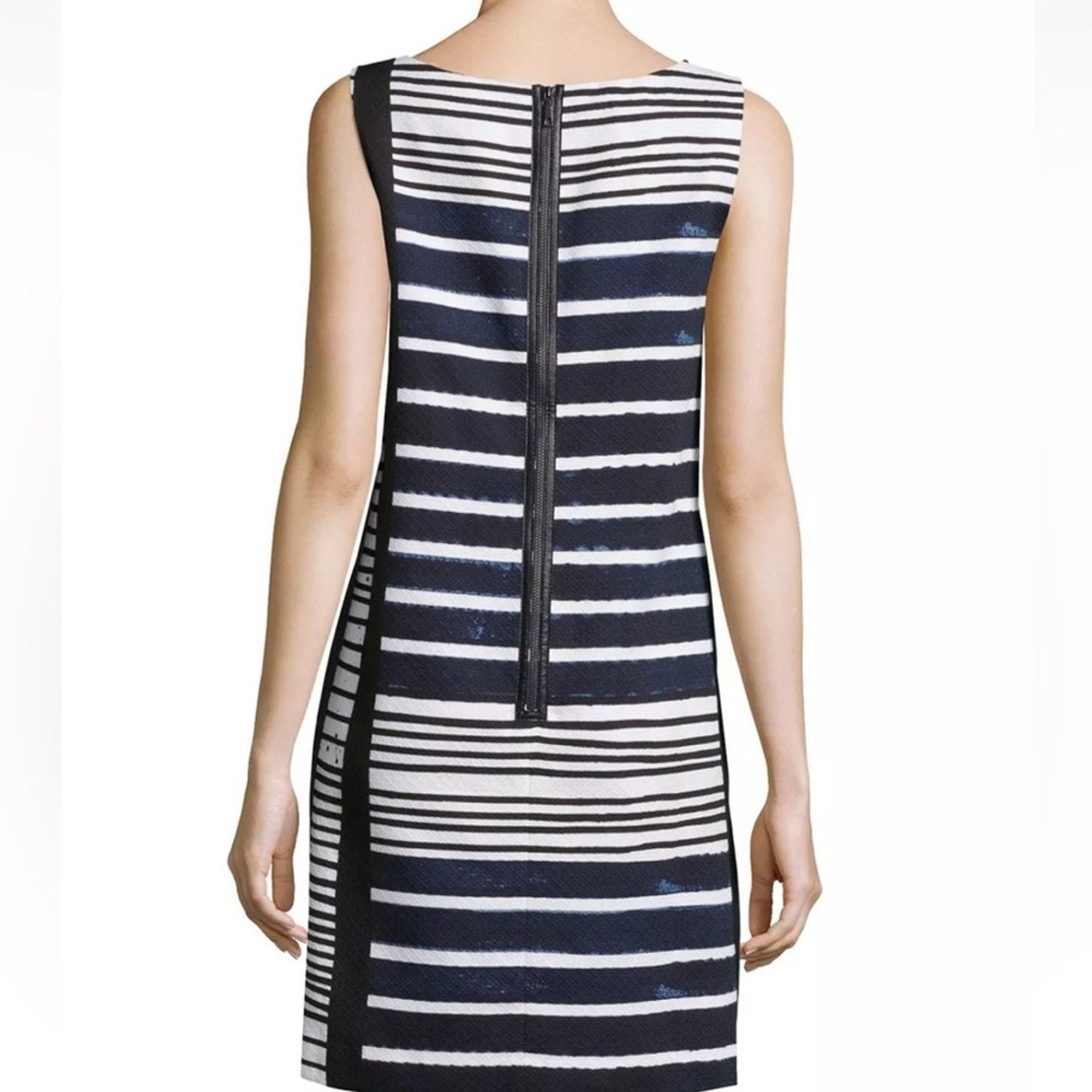 Lafayette 148 Lafayette 148 New York Striped Sleeveless Size M / US 6-8 / IT 42-44 - 2 Thumbnail