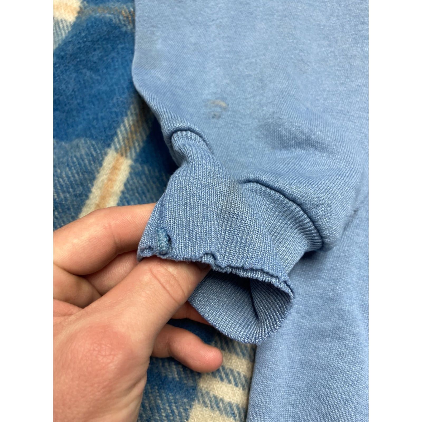 Vintage VINTAGE Morning Sun Sweatshirt Crew Neck Women Large Blue 90s Birds Farm Autumn Pullover Size L / US 10 / IT 46 - 6 Thumbnail