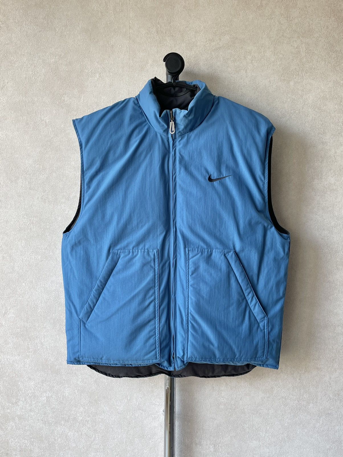 Nike 90s VTG Nike Spellout Reversible Puffer Down Vest Ripstop Size US M / EU 48-50 / 2 - 10 Thumbnail