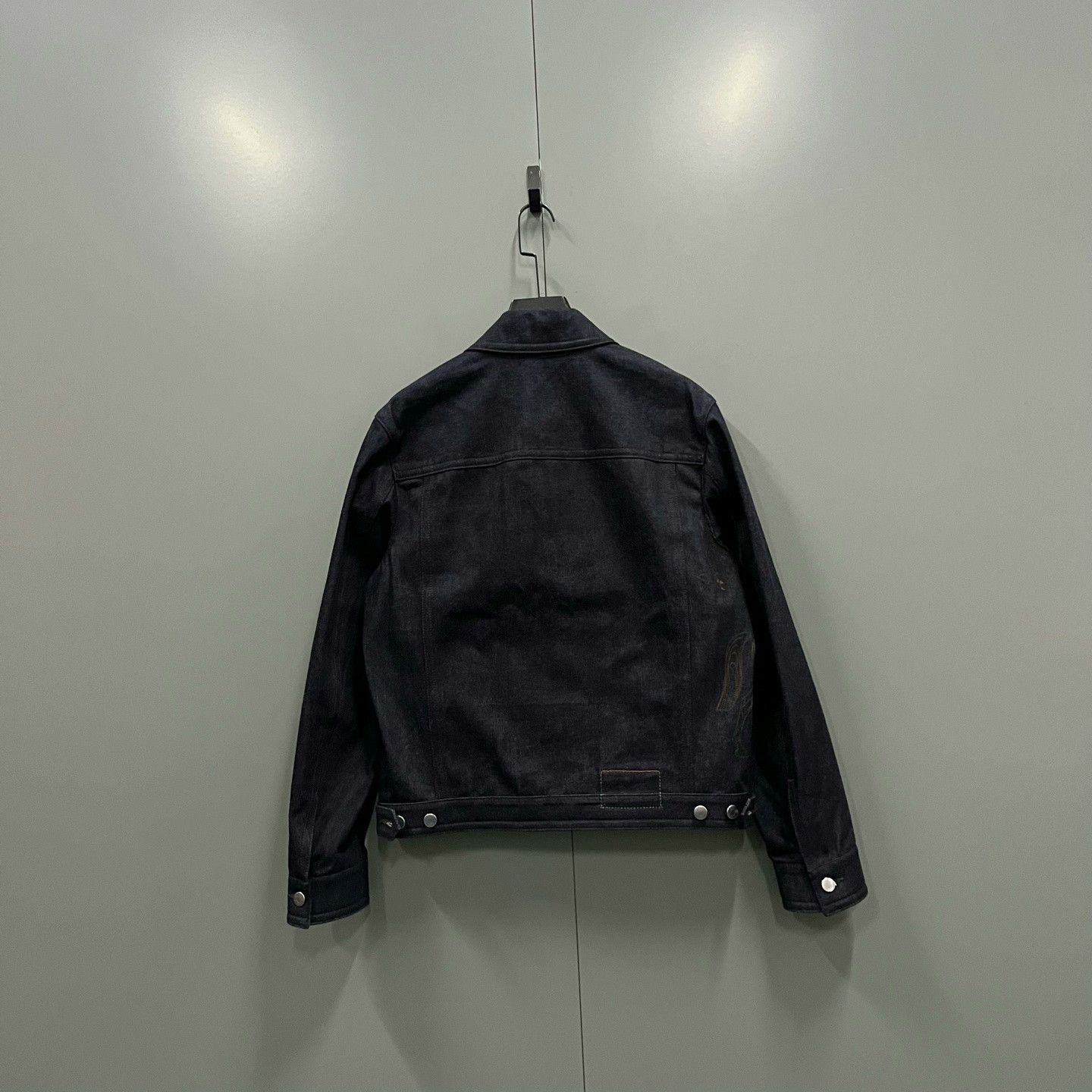 Hermes Hermes Embroidered Logo Denim Jacket Size US M / EU 48-50 / 2 - 2 Thumbnail