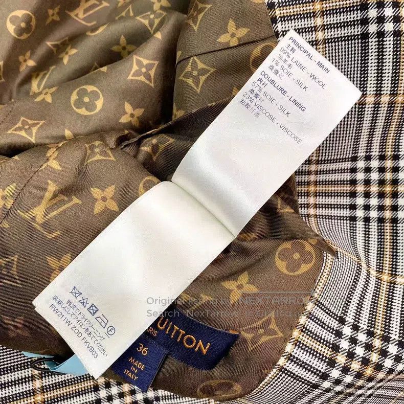 Louis Vuitton Louis Vuitton Presbyopic paneled brooch plaid blazer Size XS / US 0-2 / IT 36-38 - 6 Thumbnail