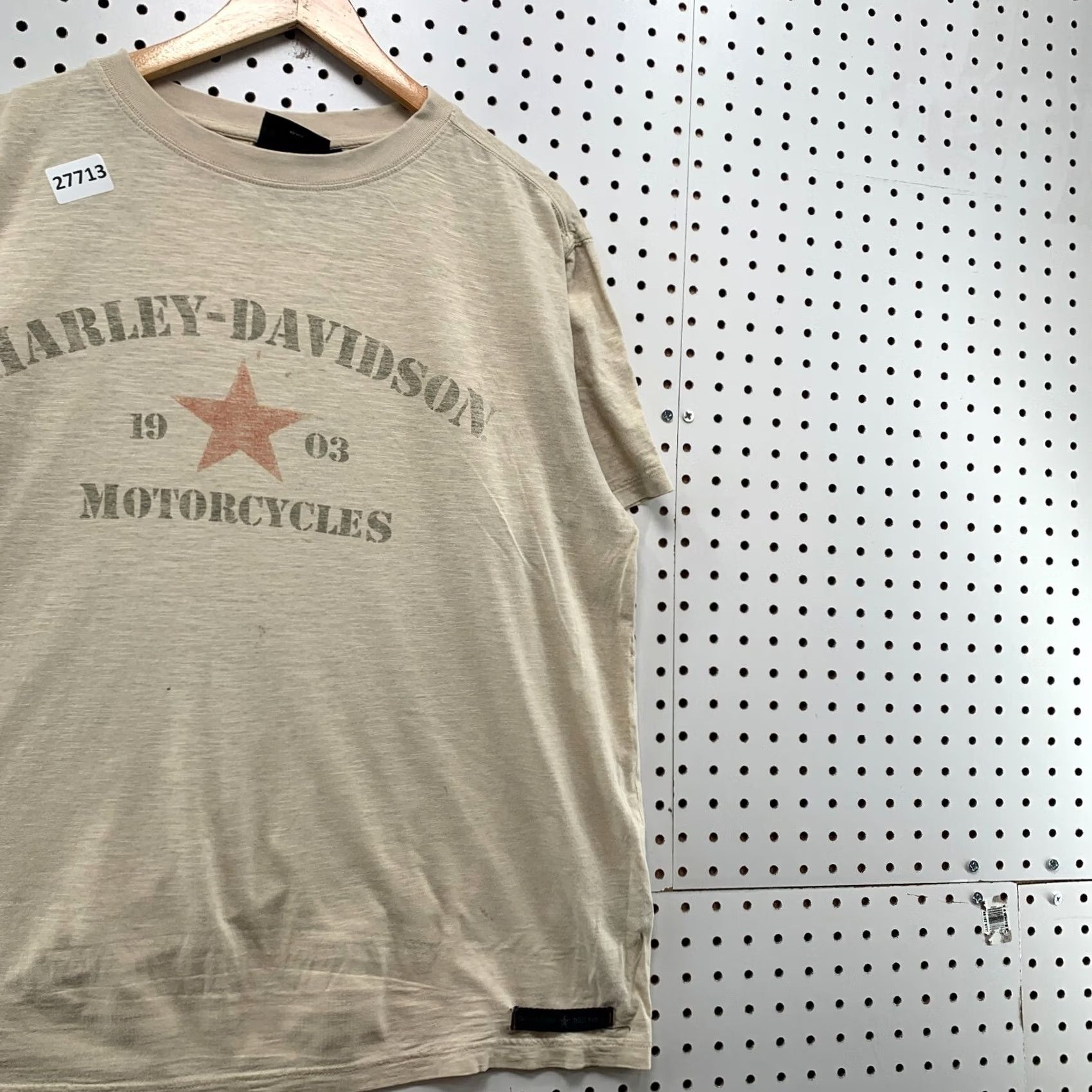 Harley Davidson Harley Davidson Motorcycle Shirt Beige Mens Large Short Sleeve Adult L Size US L / EU 52-54 / 3 - 4 Thumbnail