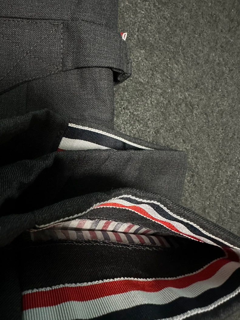 Thom Browne Thom Browne High waist gray suit pants Size 27" / US 4 / IT 40 - 6 Thumbnail