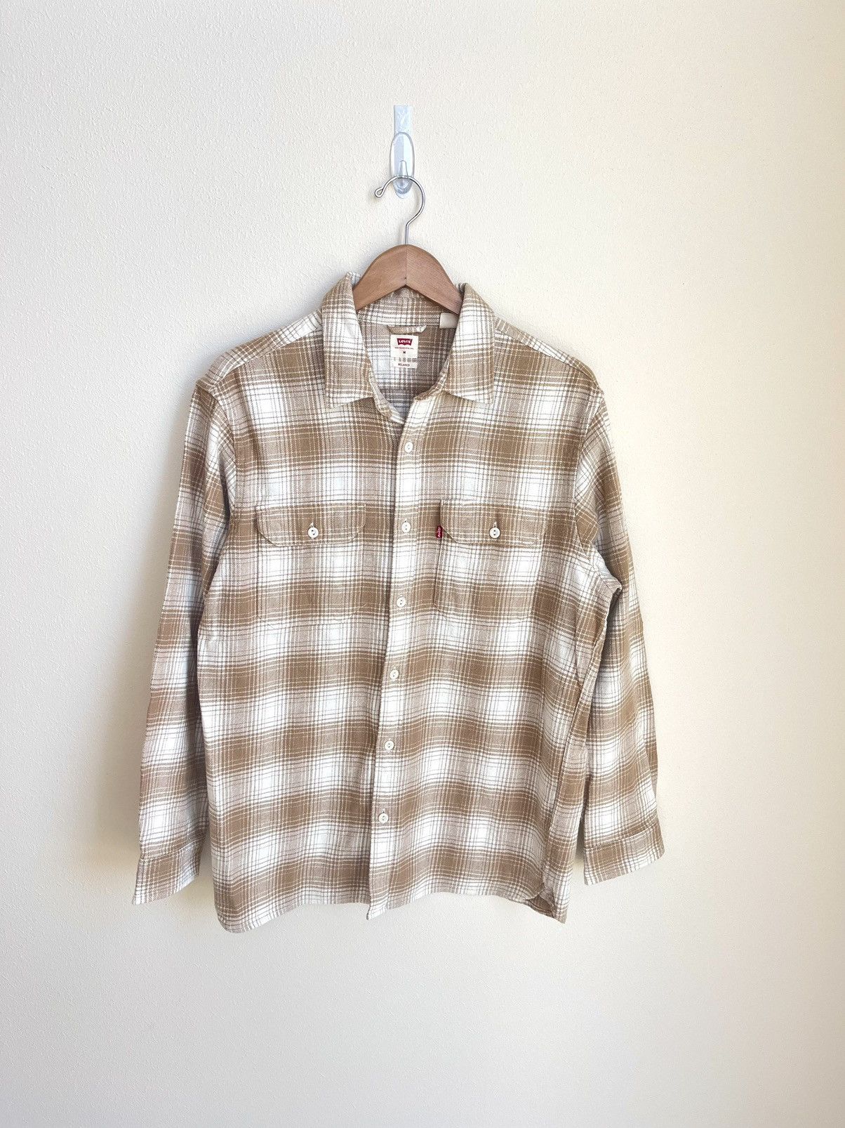Levi's Levis Brown Plaid Flannel Shirt Size US M / EU 48-50 / 2 - 1 Thumbnail