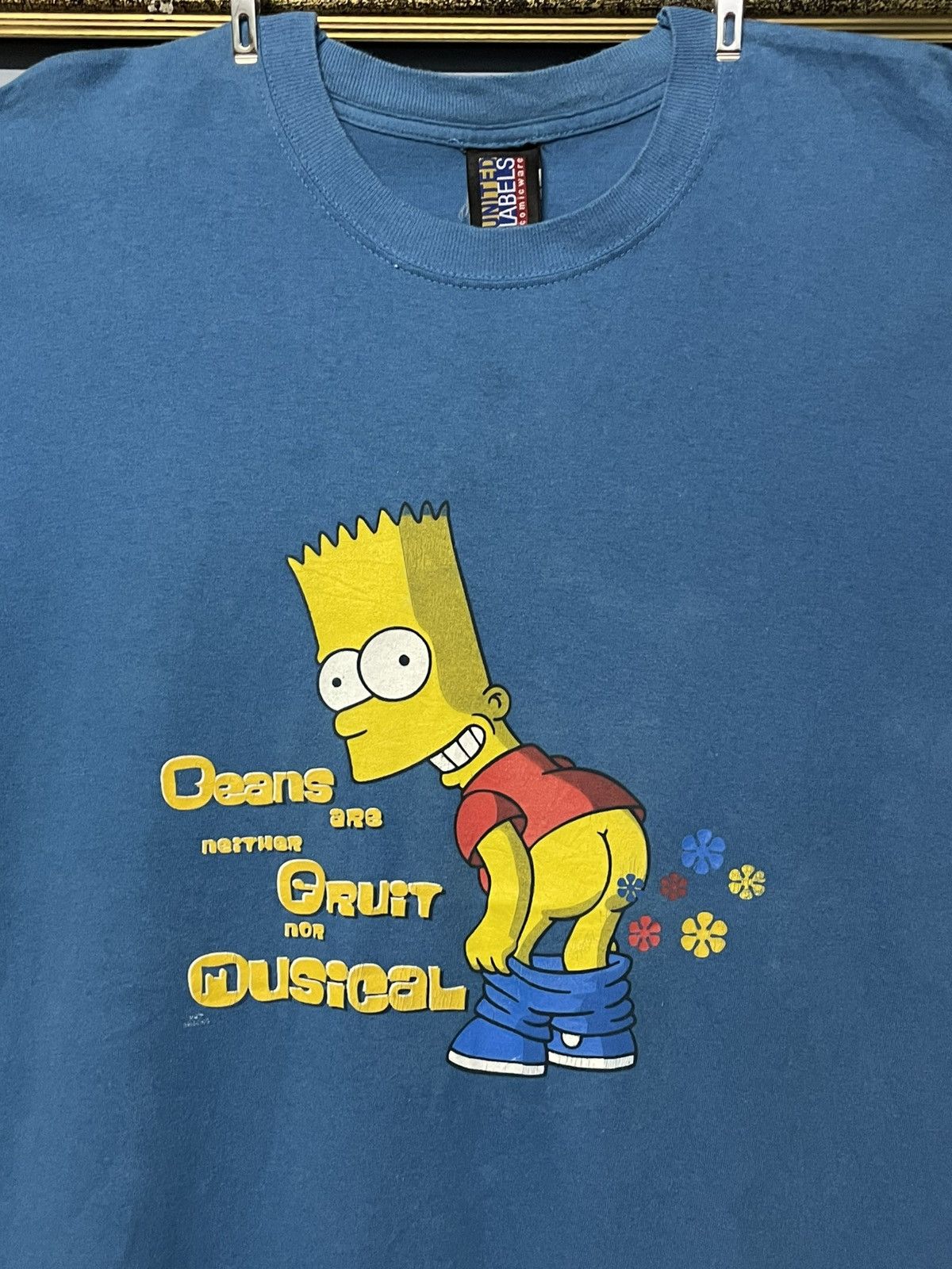 Vintage Vintage 2001 Rare Bart Simpson Cheeky Pose Graphic Tshirt Size US M / EU 48-50 / 2 - 3 Thumbnail