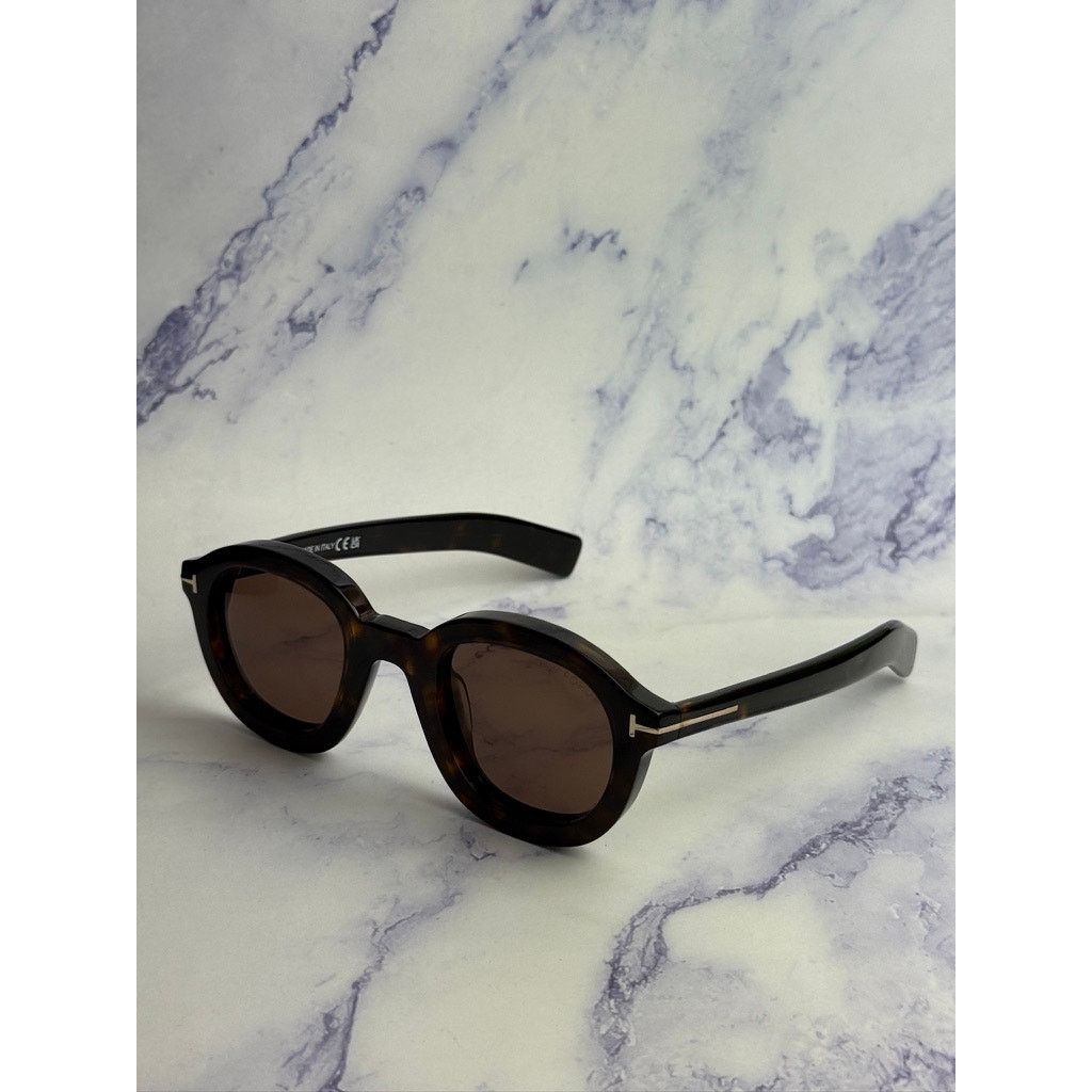 Tom Ford NEW Tom Ford FT1100 Raffa Sunglasses in Havana Brown Size ONE SIZE - 3 Thumbnail