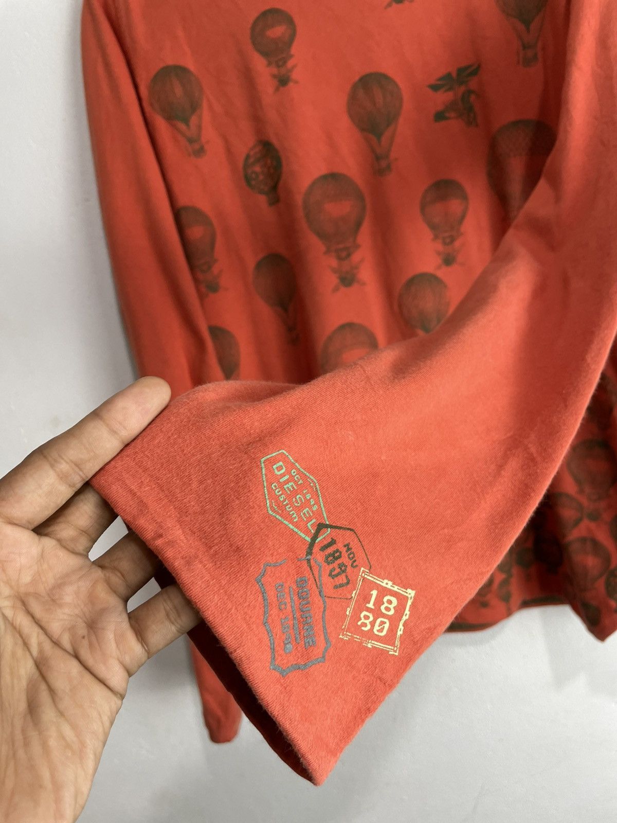 Diesel Diesel Air Balloon Printed Long Sleeve Size US L / EU 52-54 / 3 - 3 Thumbnail