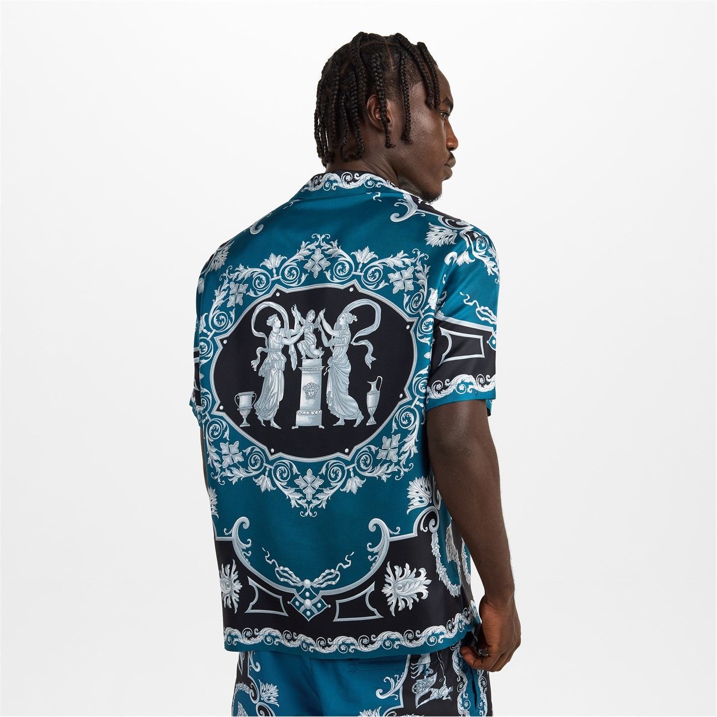 Versace o1g2r1mq0526 Short Sleeve Short Patterned Shirt Multicolor Size US XL / EU 56 / 4 - 4 Thumbnail