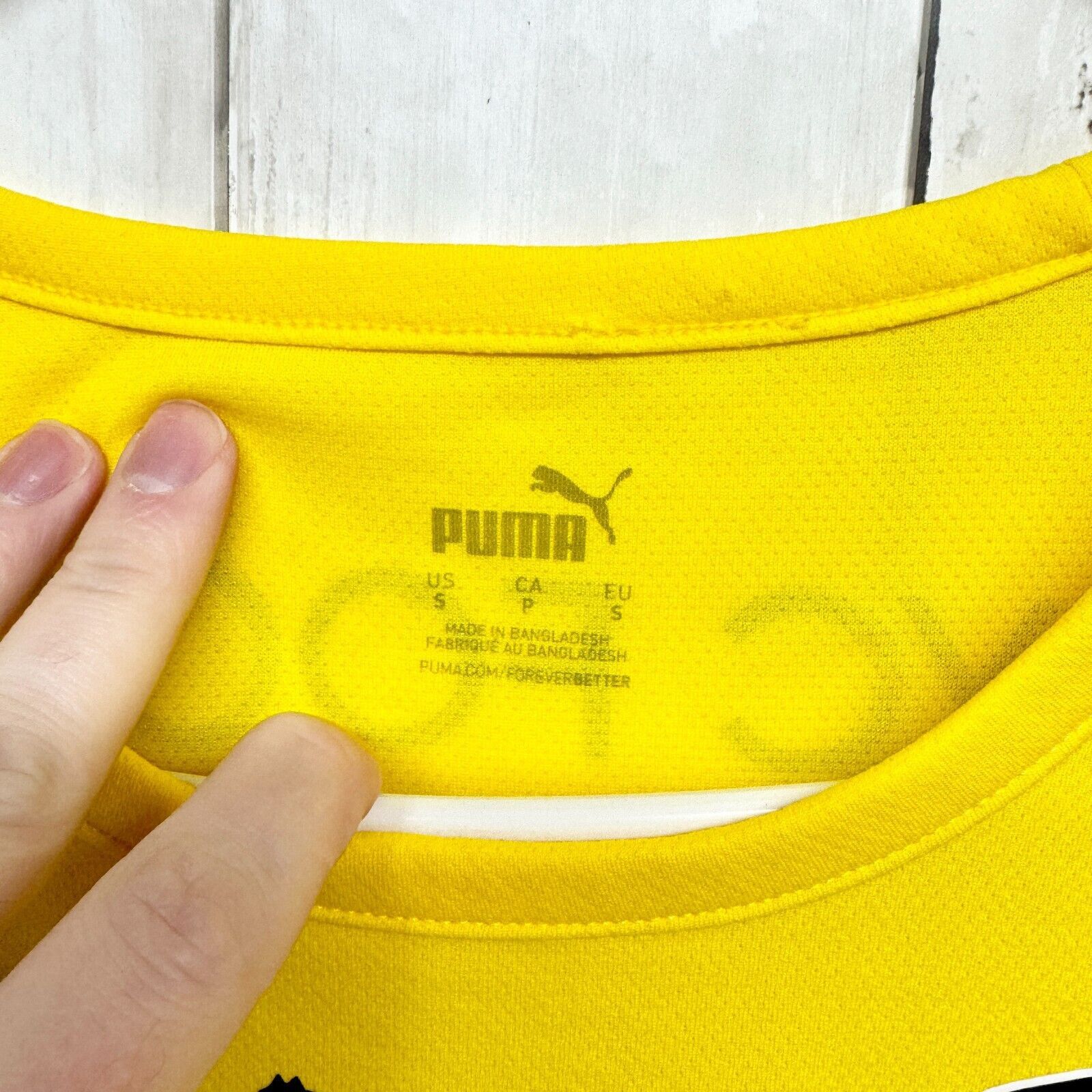 Puma Puma Top S Jersey Short Sleeve NYC Footy Round Neck Yellow Size S / US 4 / IT 40 - 2 Thumbnail