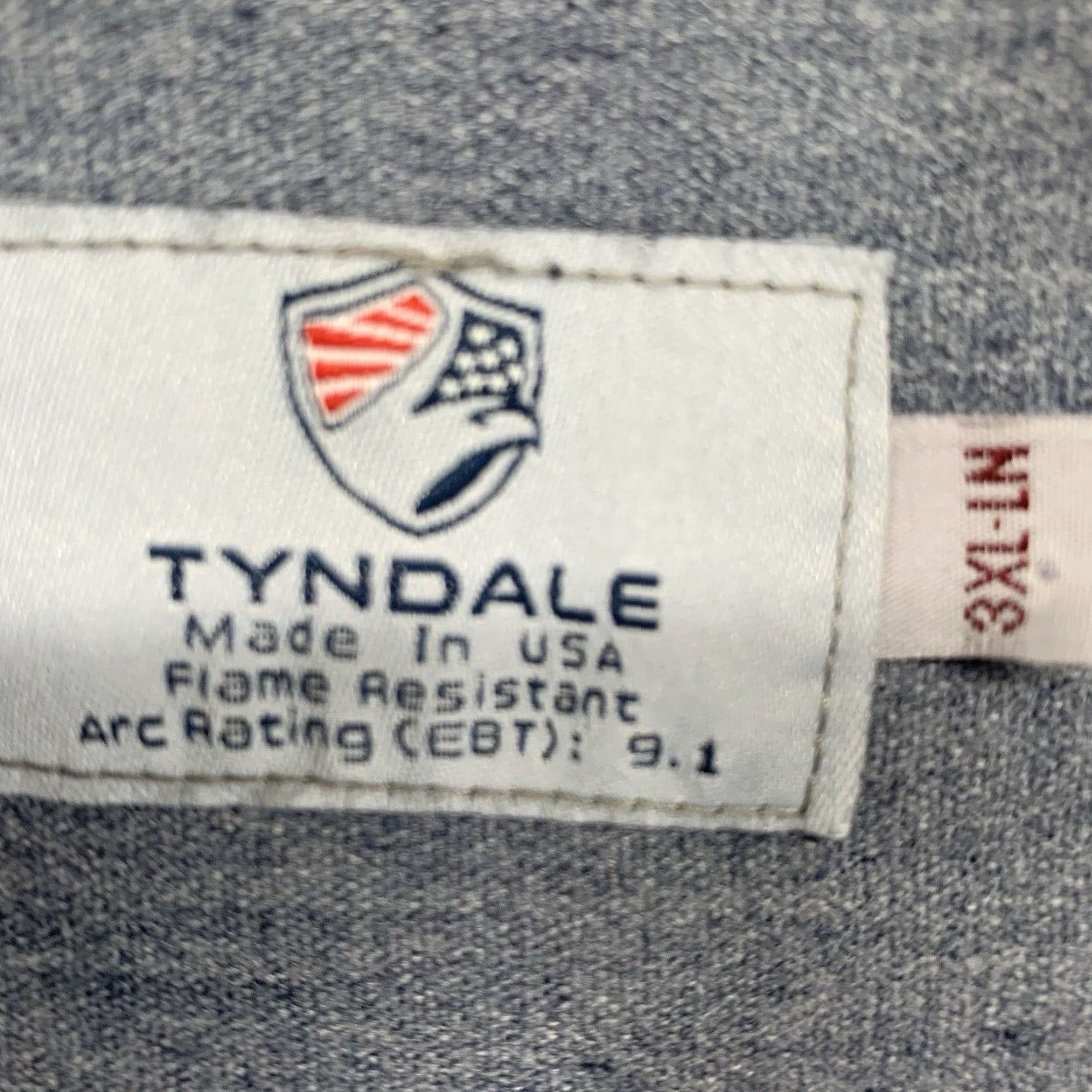Vintage VINTAGE Tyndale Men’s Cotton Blend Button Down Shirt 3XL Construction Firefighter Gray Spots Wear Size US XXL / EU 58 / 5 - 7 Thumbnail