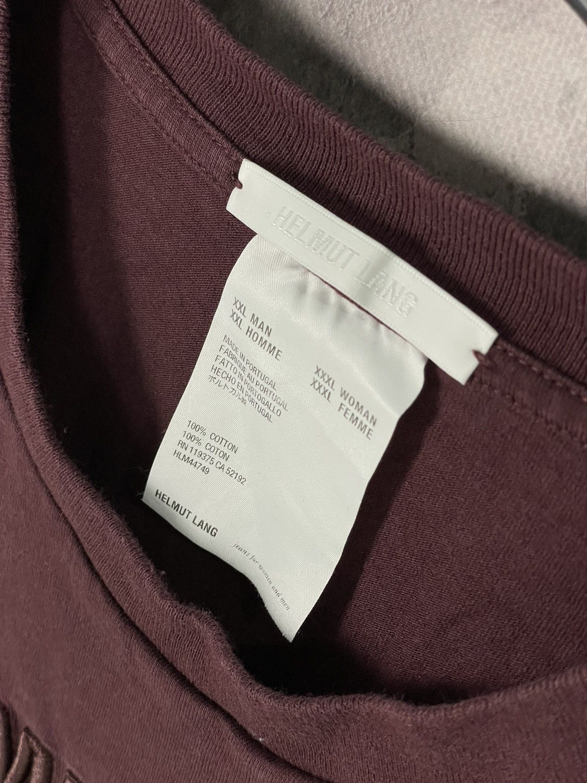 Helmut Lang Helmut Lang Big Logo Unisex Luxury T shirt Size US XXL / EU 58 / 5 - 8 Thumbnail