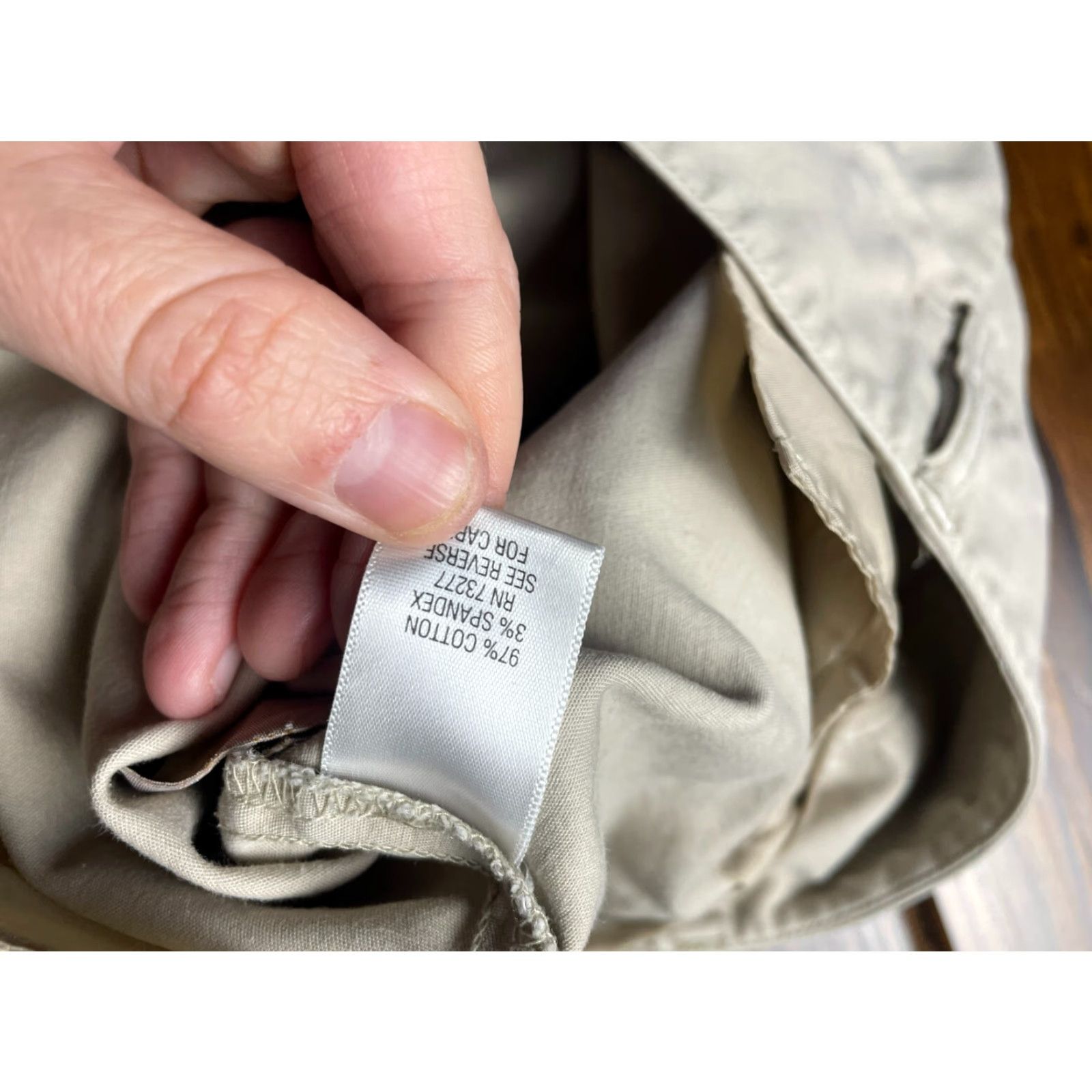 Vintage Dana Buchman Pants Women Capri Straight Leg 12 Tan Brown Travel Regular Solid Mens? Wait. Size 34" / US 12 / IT 48 - 6 Thumbnail