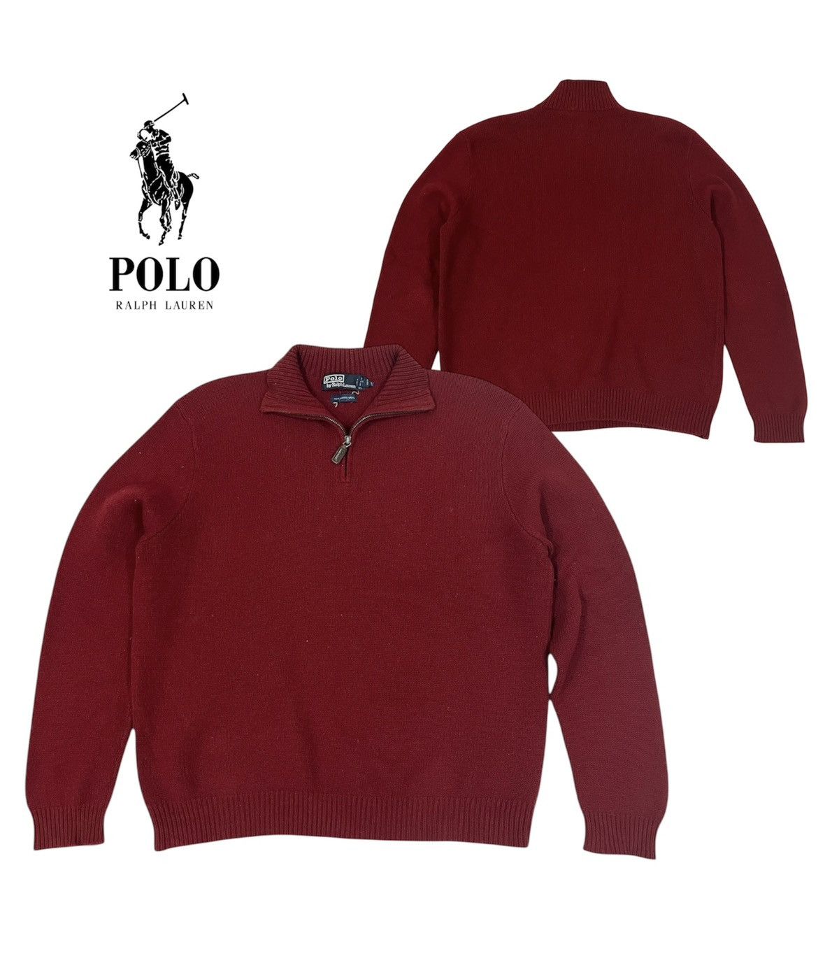 Polo Ralph Lauren × Vintage Vintage Polo Peney Knitwear Size XXL Size US XXL / EU 58 / 5 - 1 Thumbnail