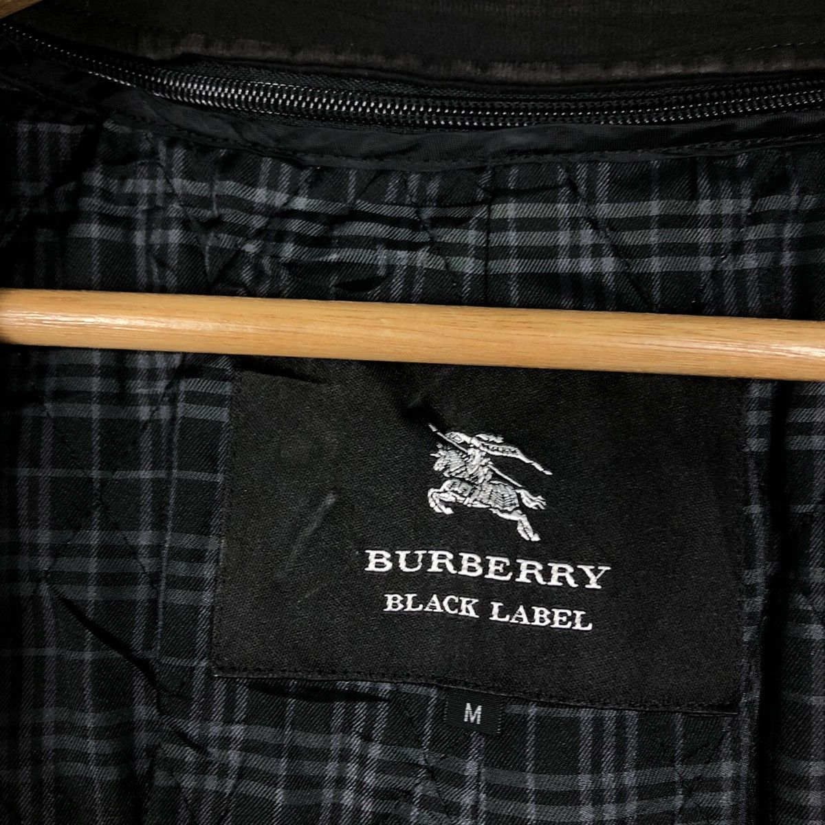 Burberry 🔥VINTAGE BURBERRY BLACK LABEL LONG JACKET NOVA CHECK DESIGN Size US M / EU 48-50 / 2 - 13 Thumbnail
