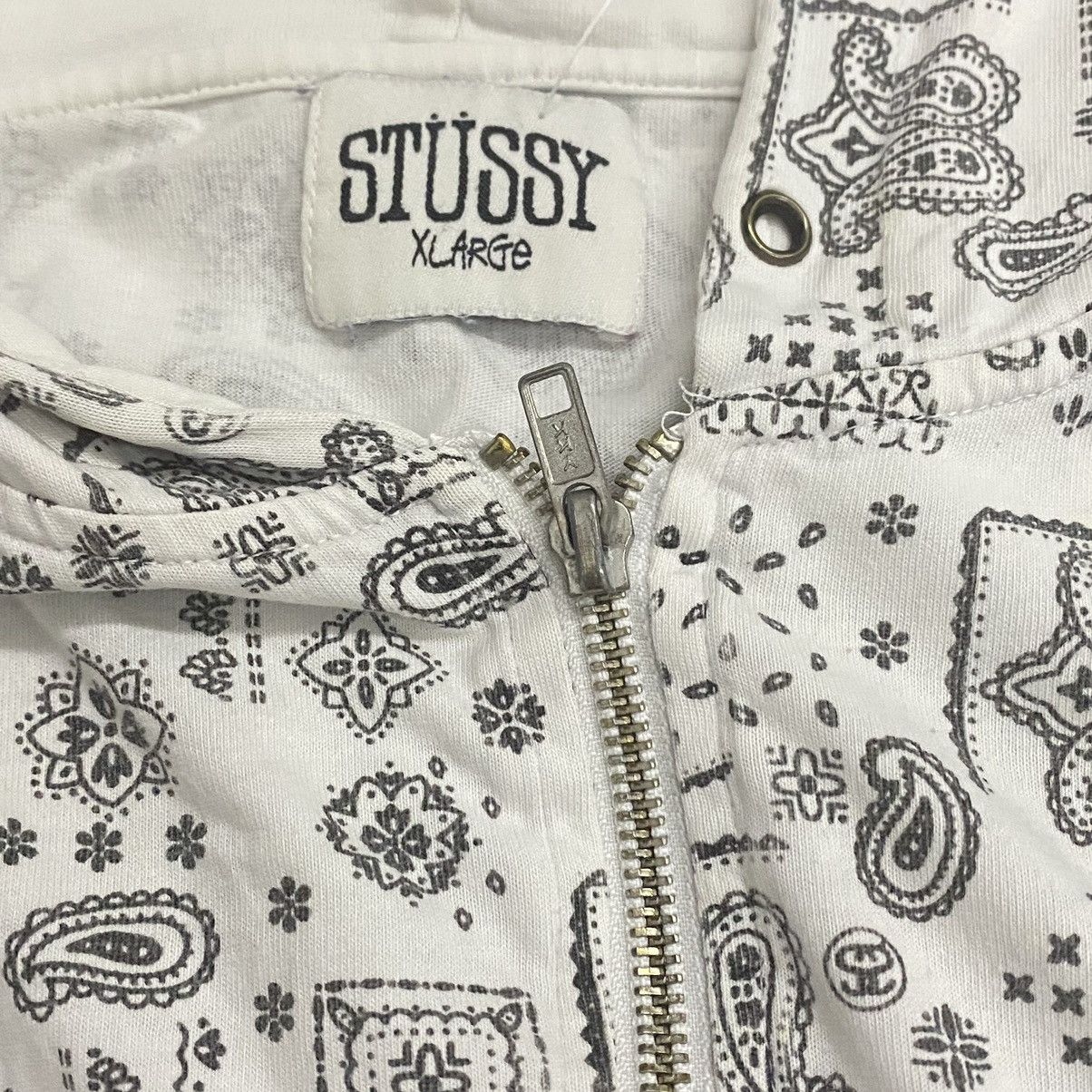 Stussy Stussy full print paisley zip up hoodie Size US XL / EU 56 / 4 - 10 Thumbnail