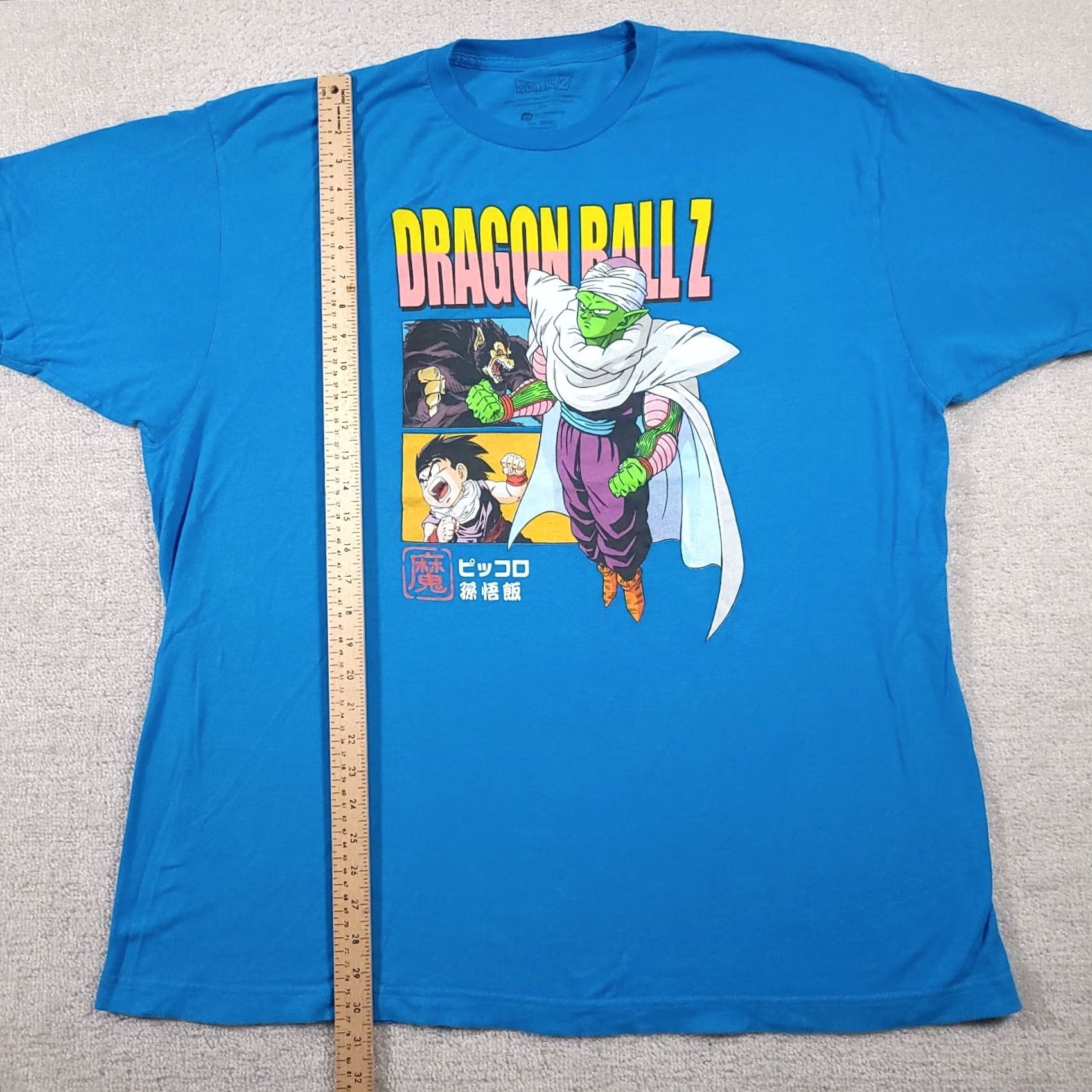 Vintage Dragonball Z Bird Studio T Shirt Mens 2XL 50/52 Blue S/S Graphic Classic Tee Size US XXL / EU 58 / 5 - 6 Thumbnail