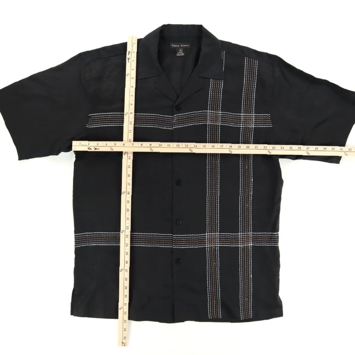 Vintage **Black Godbody Cuban Linen Solid Button Up Shirt Men's L** User: **Black Godbody Cuban Linen Solid Button Up Shirt Men's L** Size US L / EU 52-54 / 3 - 3 Thumbnail
