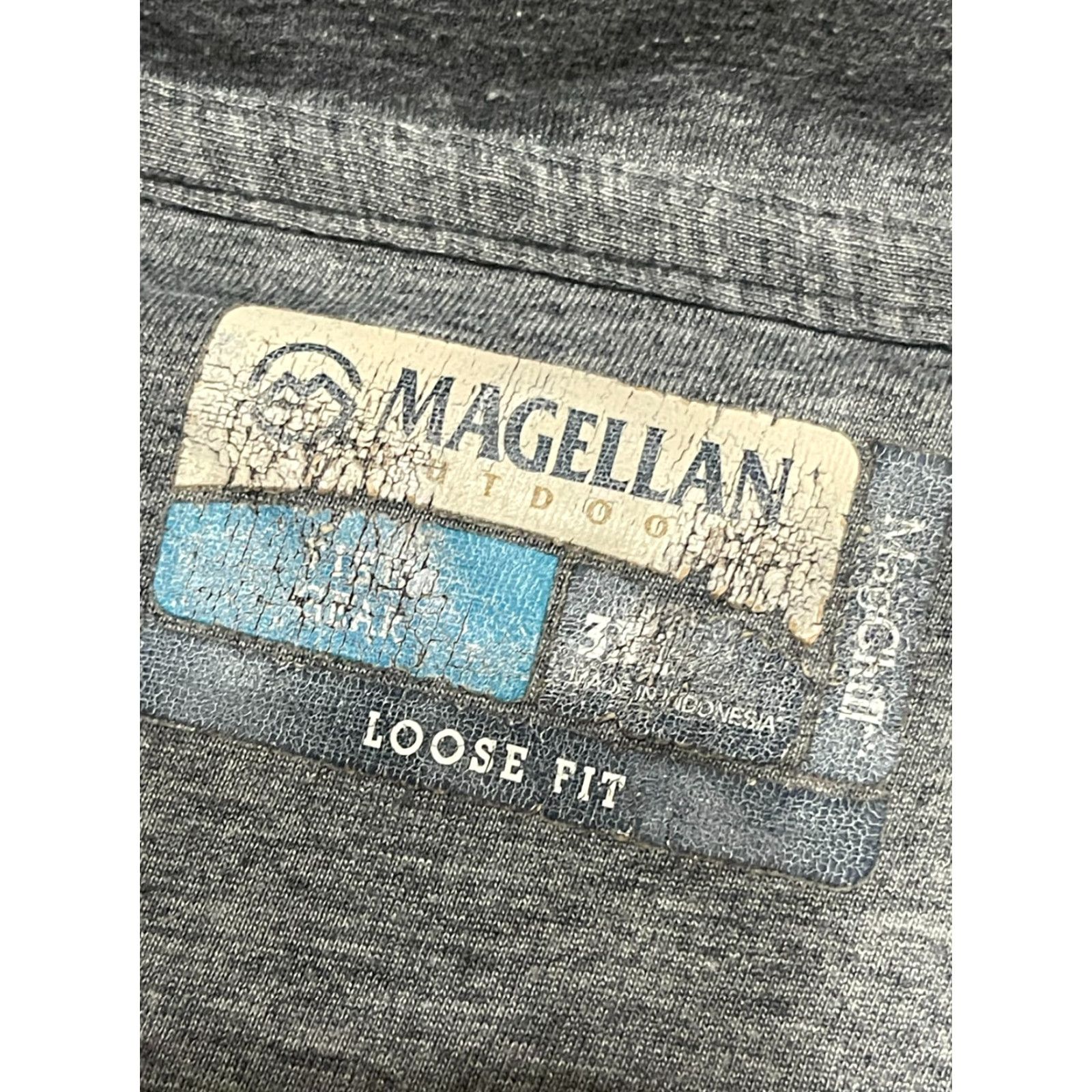 Vintage Magellan Shirt Men 3XL Gray Polo Short Sleeve Regular Fit Vintage: No Size US XXL / EU 58 / 5 - 5 Thumbnail