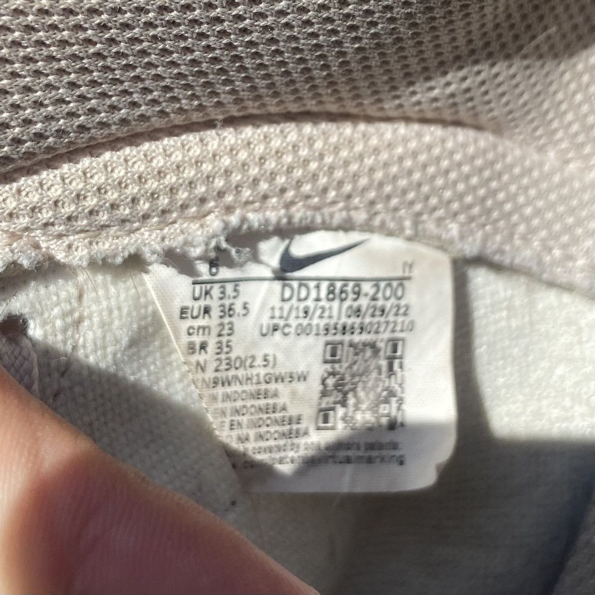 Nike Nike Dunk High Fog Size US 6 / EU 39 - 5 Thumbnail