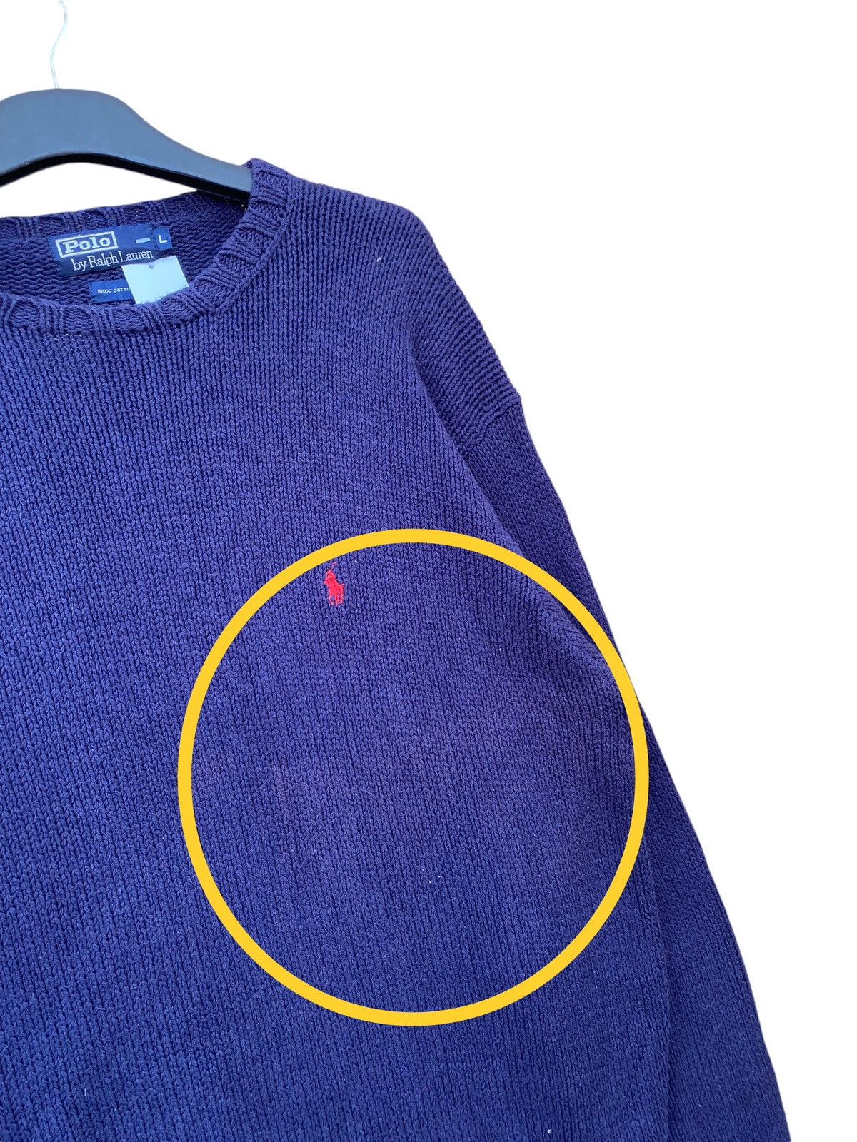 Polo Ralph Lauren Vintage Polo Ralph Lauren Sun Faded Knitted Sweater Size US L / EU 52-54 / 3 - 7 Thumbnail