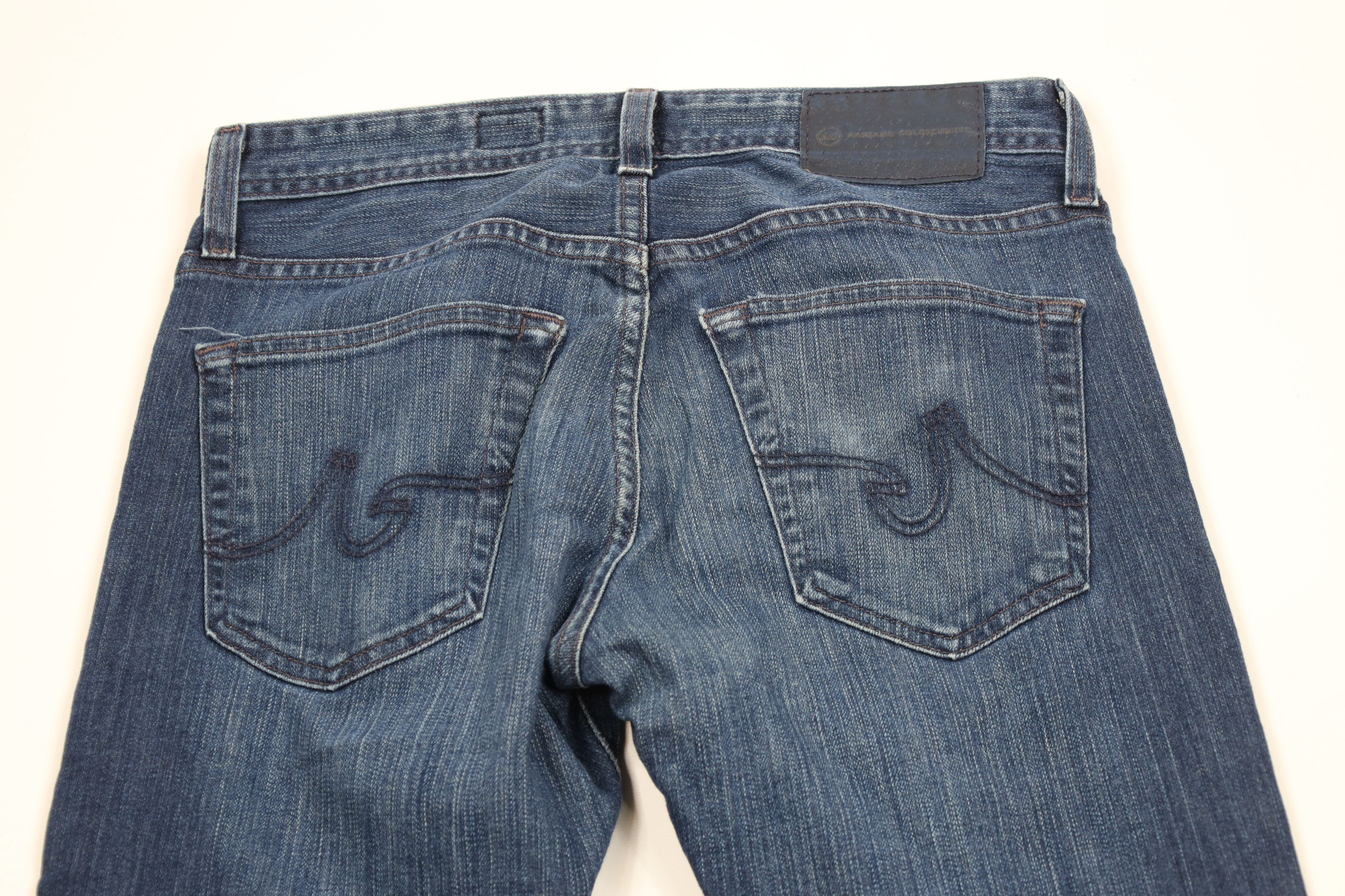 Vintage Adriano Goldschmied The Matchbox Slim Straight Denim Jeans Size 28" / US 6 / IT 42 - 10 Thumbnail