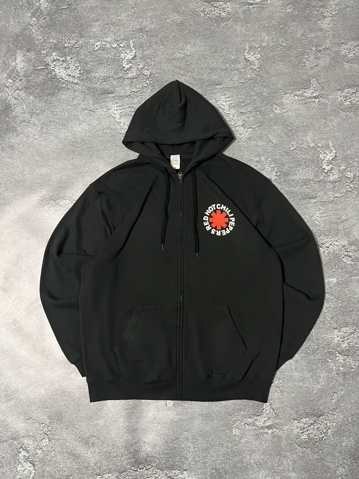 Vintage Vintage Red Hot Chili Peppers Black Zip Zip Hoodie Size US XXL / EU 58 / 5 - 4 Thumbnail