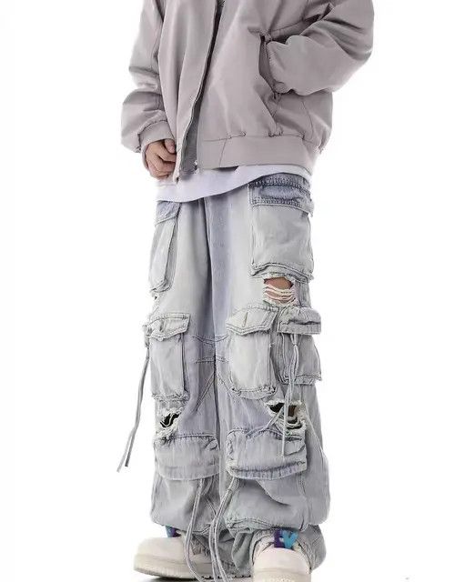 Japanese Brand Tomomi x Fumie Light Blue High Street Vintage Casual Jeans Size US 32 / EU 48 - 1 Thumbnail