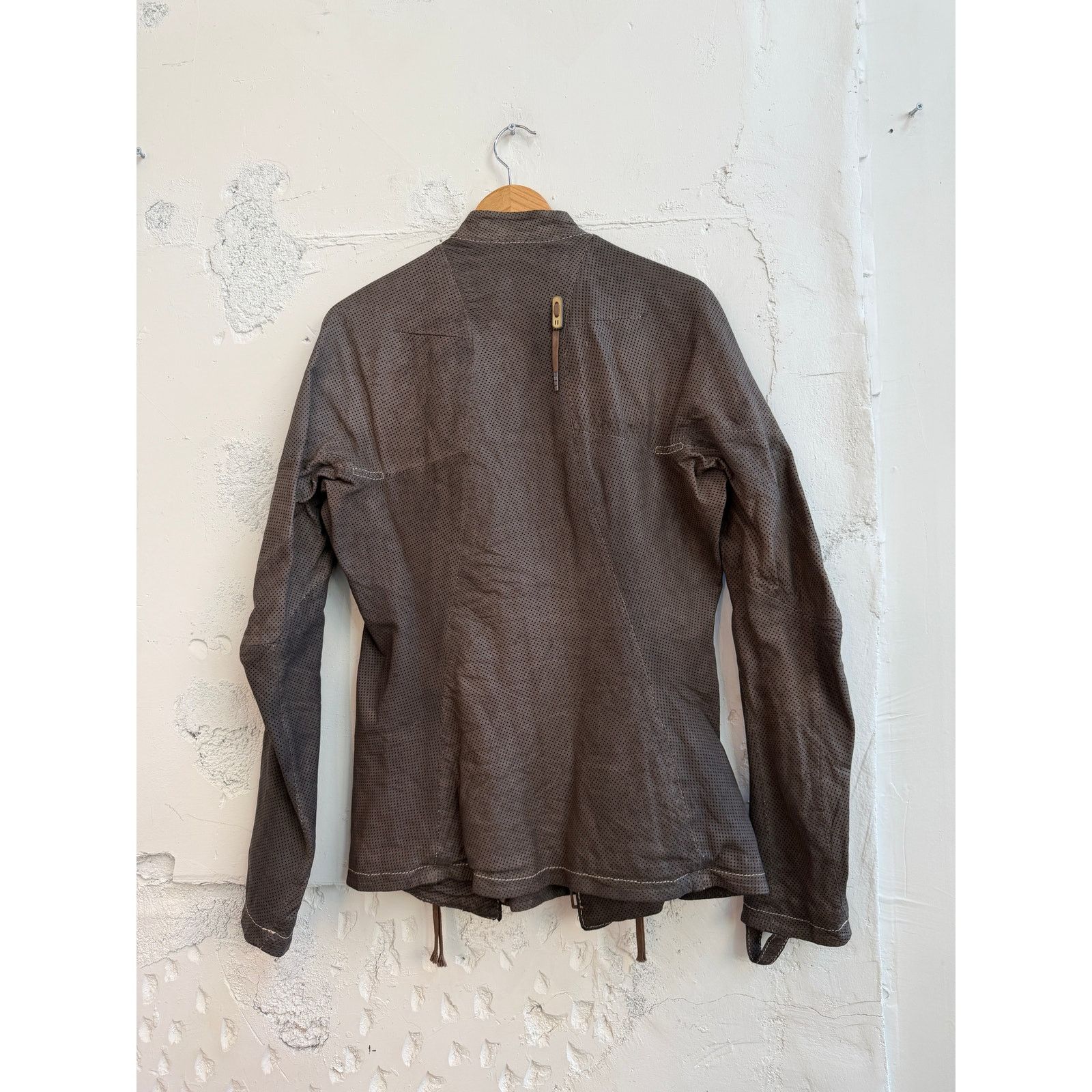 Boris Bidjan Saberi Boris Bidjan Saberi J4 Perforated Kangaroo Leather Jacket Size US M / EU 48-50 / 2 - 4 Thumbnail