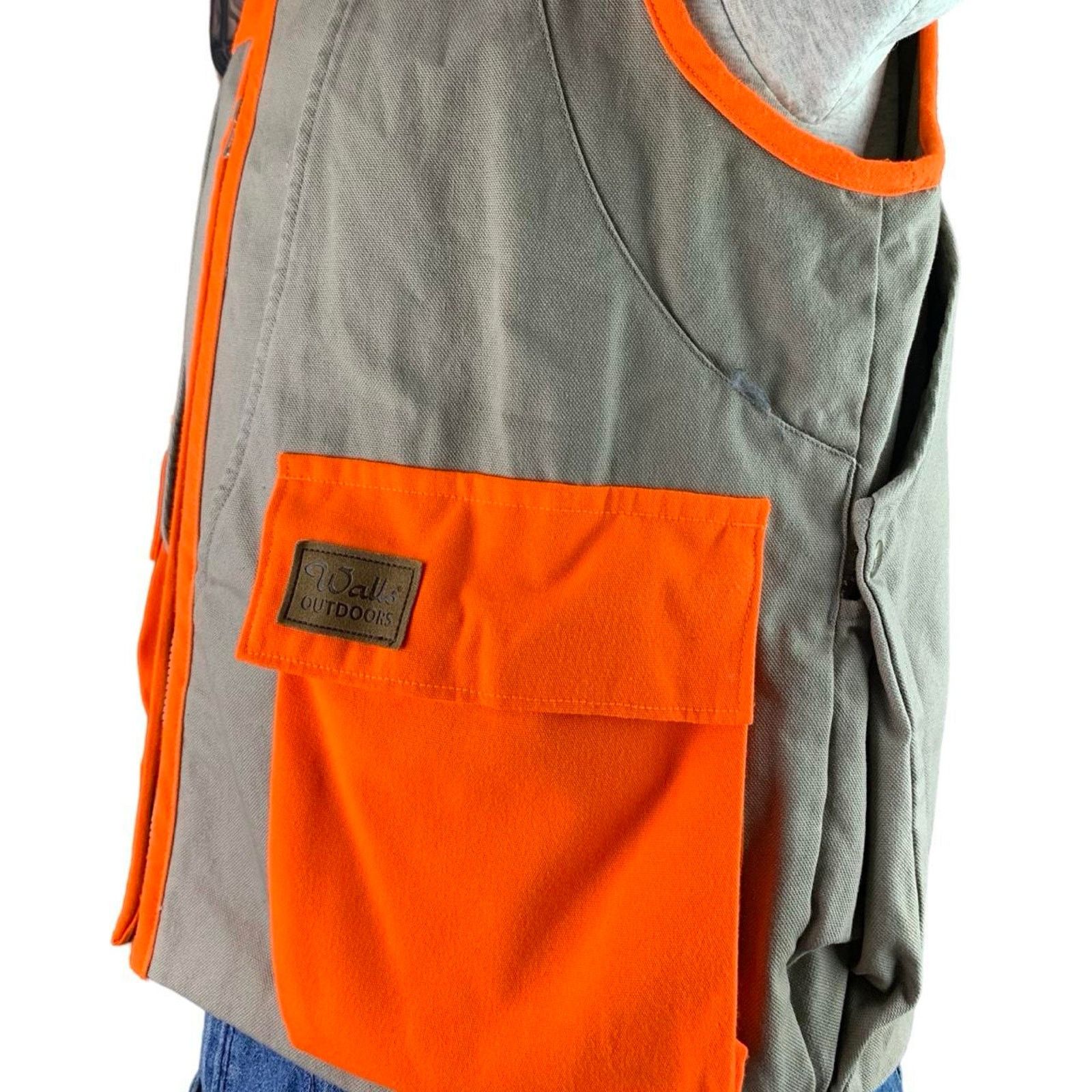 Vintage × Walls Vintage Walls Outdoors Orange Hunting Vest Size US L / EU 52-54 / 3 - 3 Thumbnail