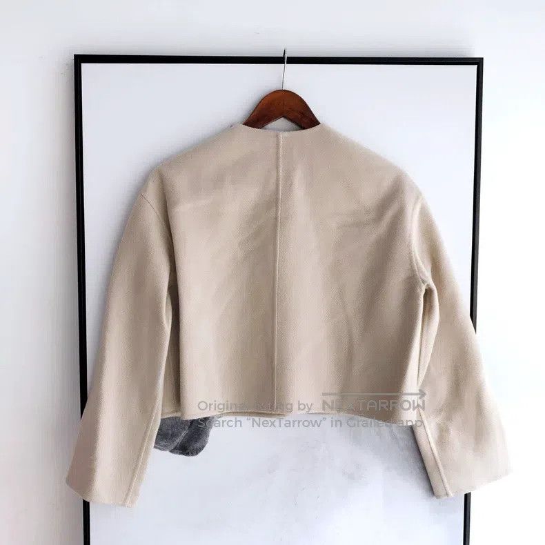 Hermes Hermes Beige Short Cashmere Top Size XXS / US 00 / IT 34 - 2 Thumbnail