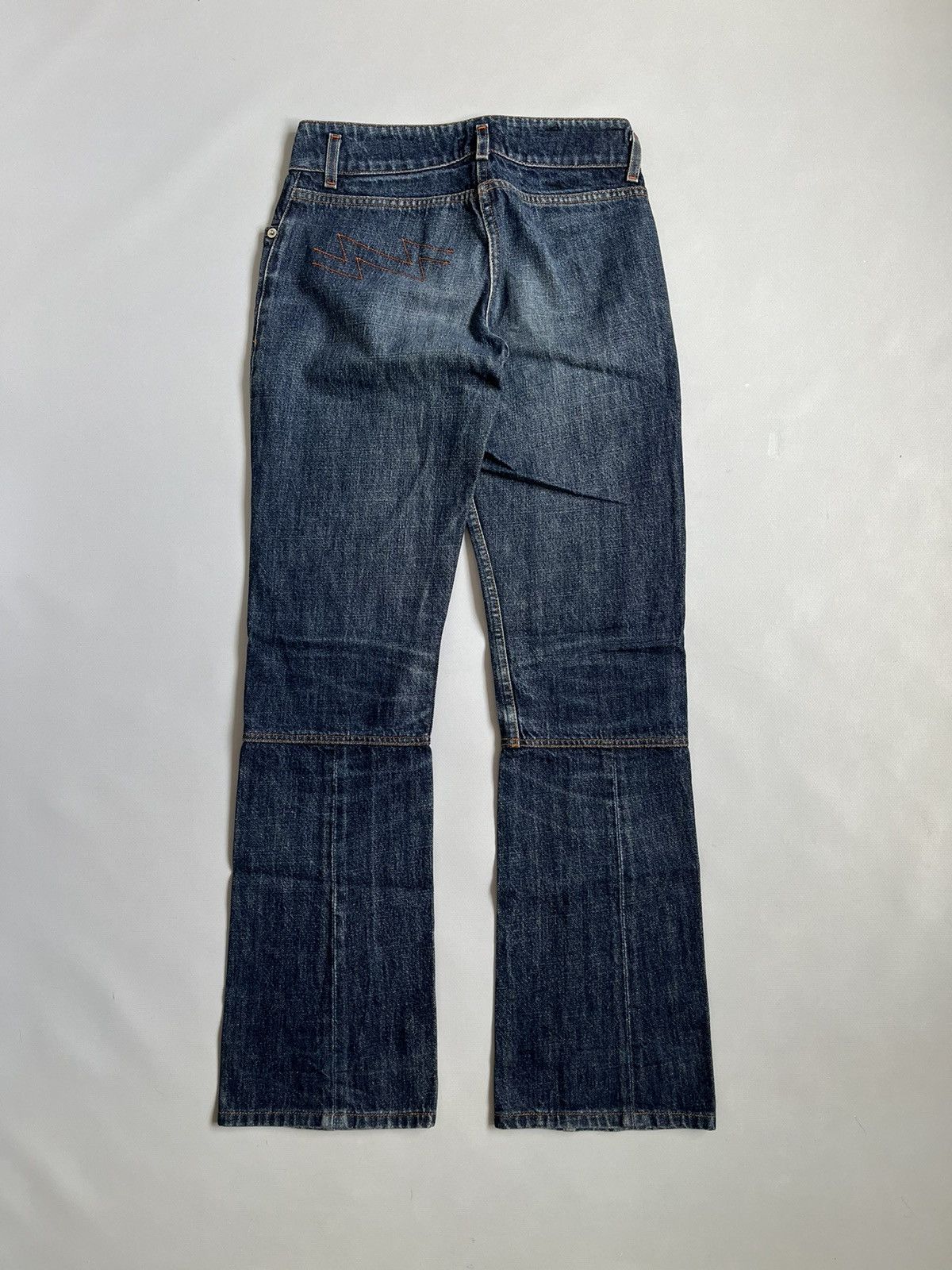 Walter Van Beirendonck Walter Van Beirendonck Wild & Lethal Dark Blue Denim Jeans Size 26" / US 2 / IT 38 - 9 Thumbnail