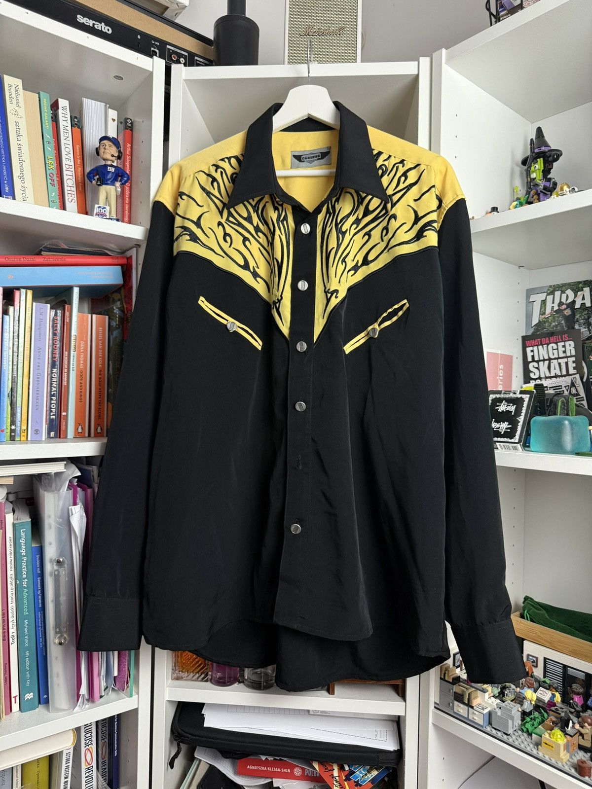 Cowboy Equipment × Vintage Vintage 90s western cowboy embroidered shirt XL texas retro Size US XL / EU 56 / 4 - 1 Thumbnail
