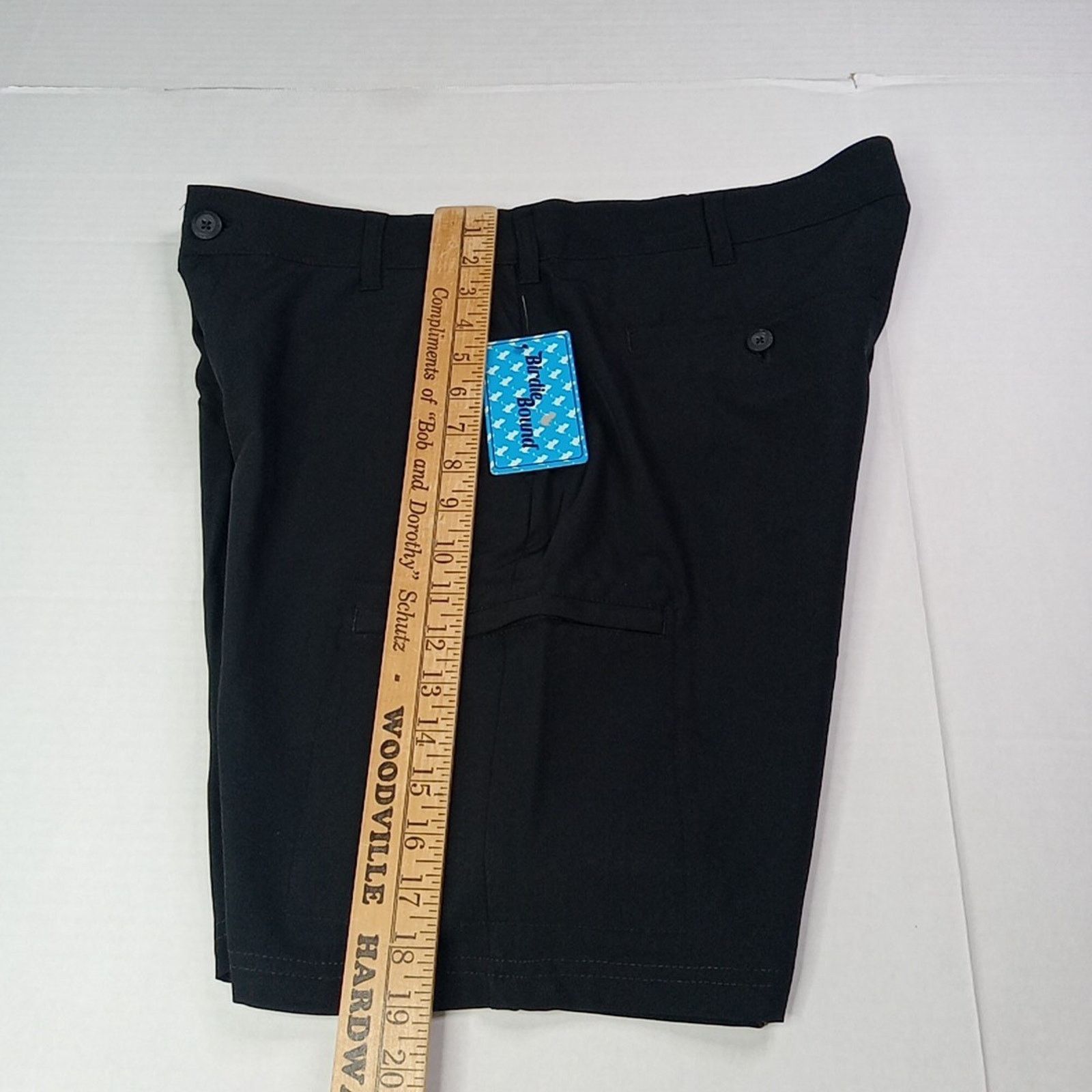 Other Birdie Bound Cargo Shorts Mens 36x9 Black Stretch Flex Waist Size US 36 / EU 52 - 7 Thumbnail
