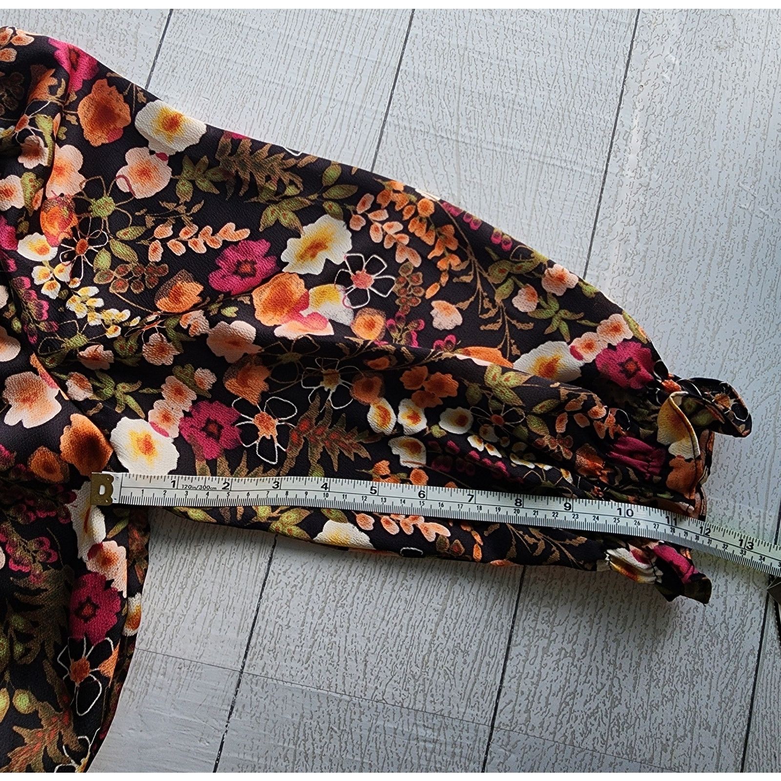 Other Melonie T Floral Print 3/4 Sleeve Mini Dress Size 12 NWT Size XL / US 12-14 / IT 48-50 - 14 Thumbnail