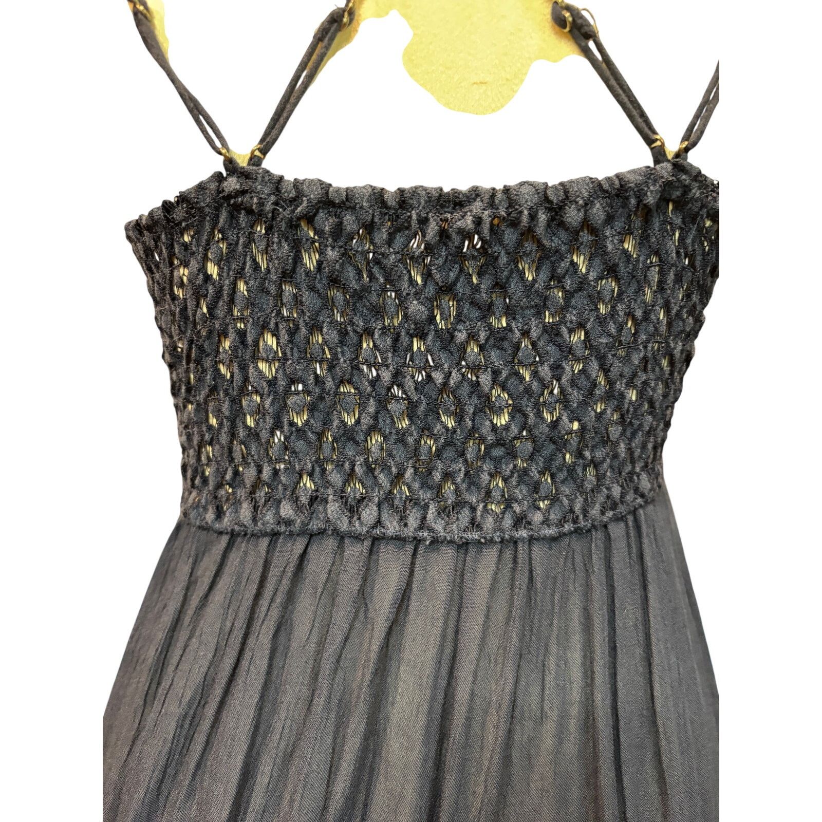 Free People Free People Adella Navy Lace Slip Mini Dress Boho Size S Size S / US 4 / IT 40 - 9 Thumbnail